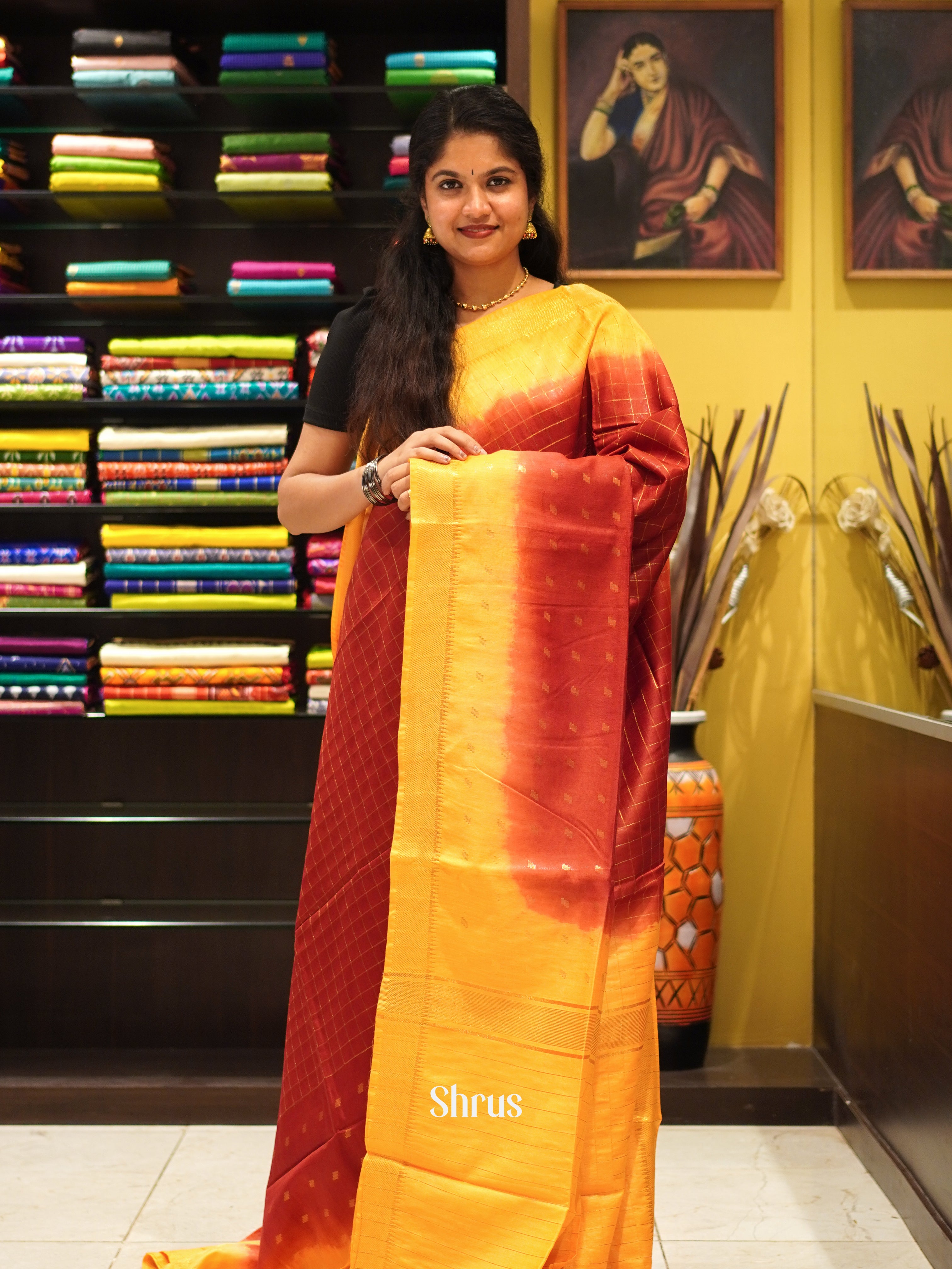 CDS29046 - Semi Tussar Saree - Shop on ShrusEternity.com