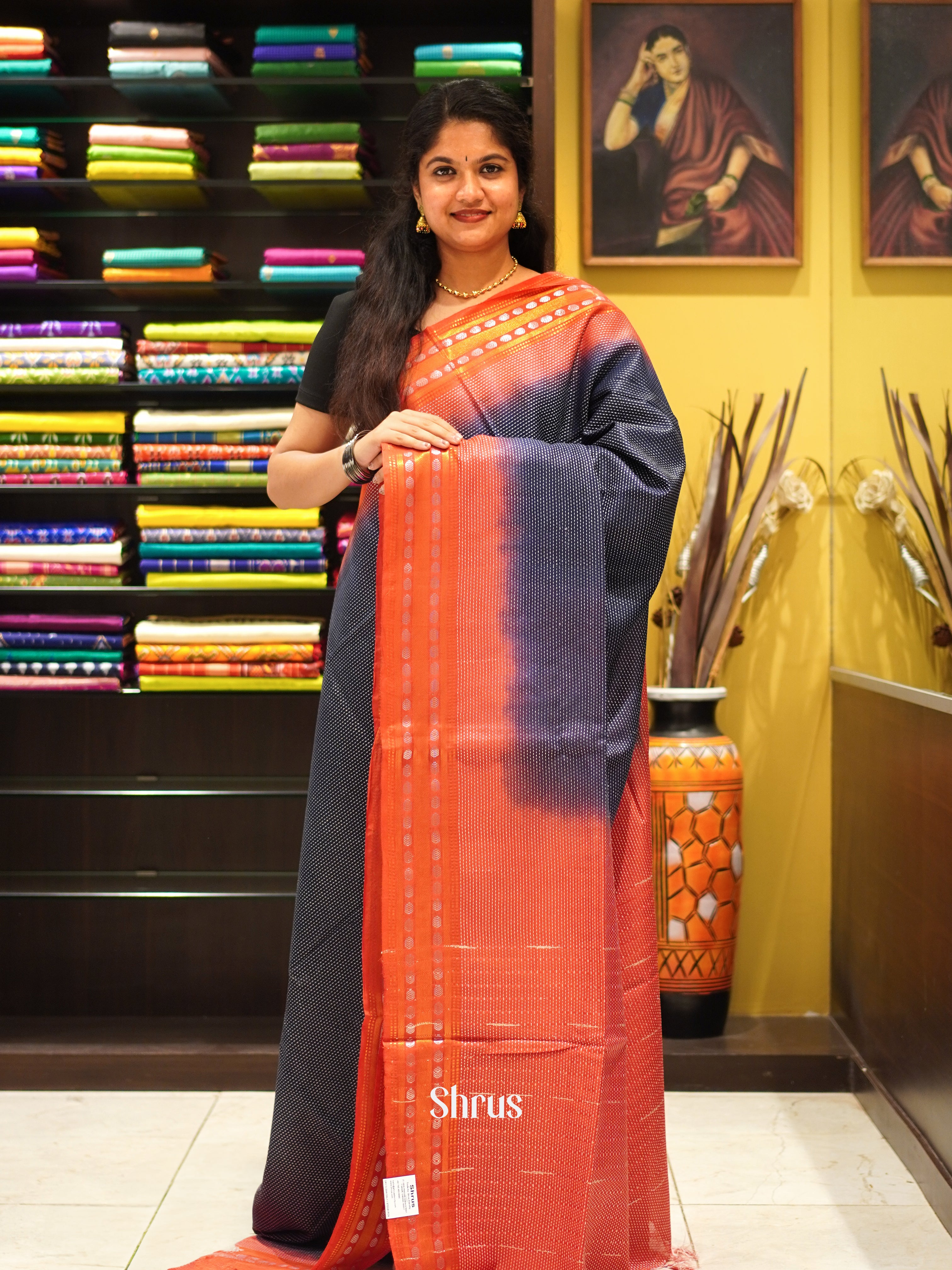 CDS29054 - Semi Tussar Saree - Shop on ShrusEternity.com