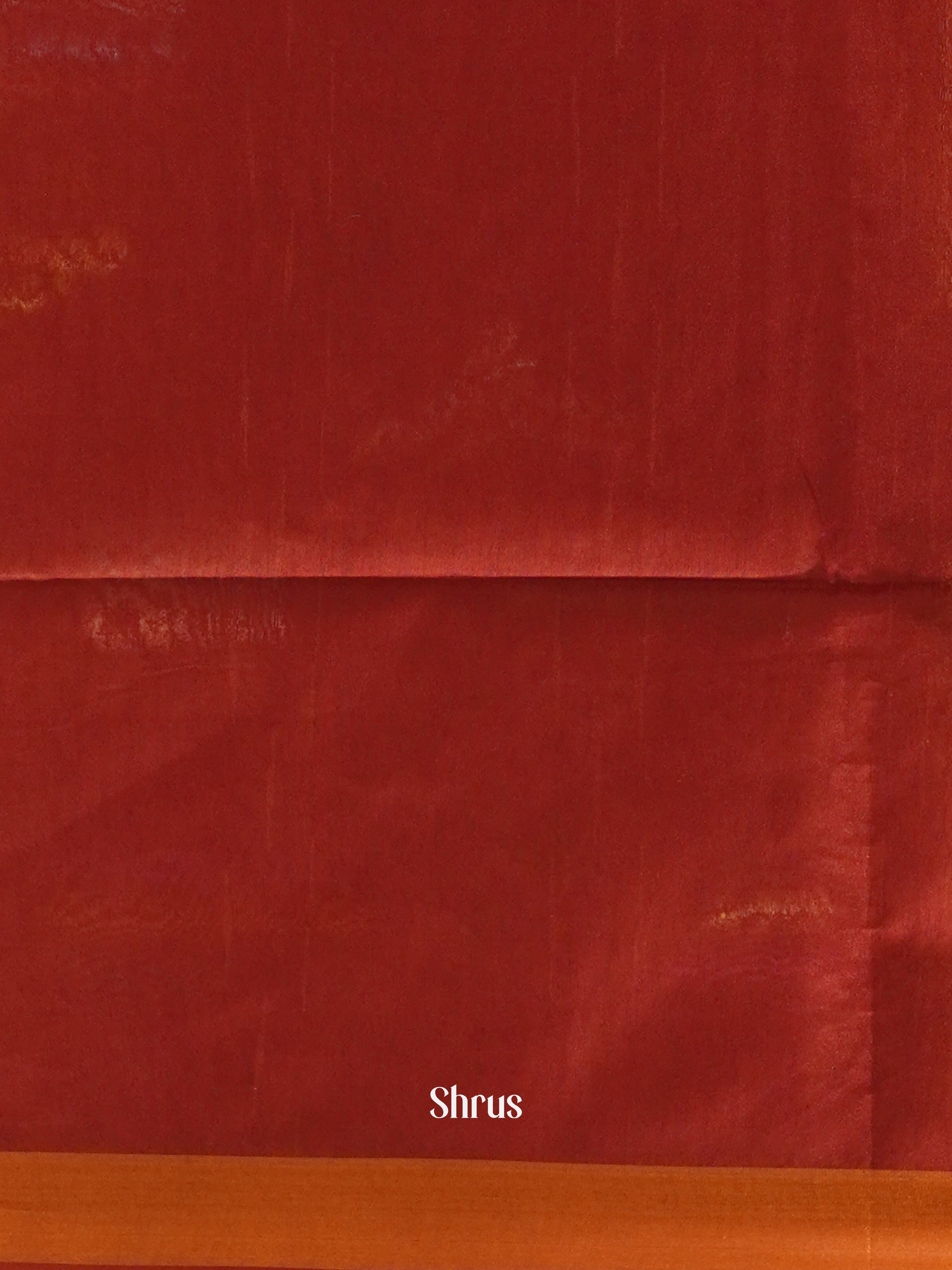 Maroon(Single Tone) - Semi Tussar Saree - Shop on ShrusEternity.com