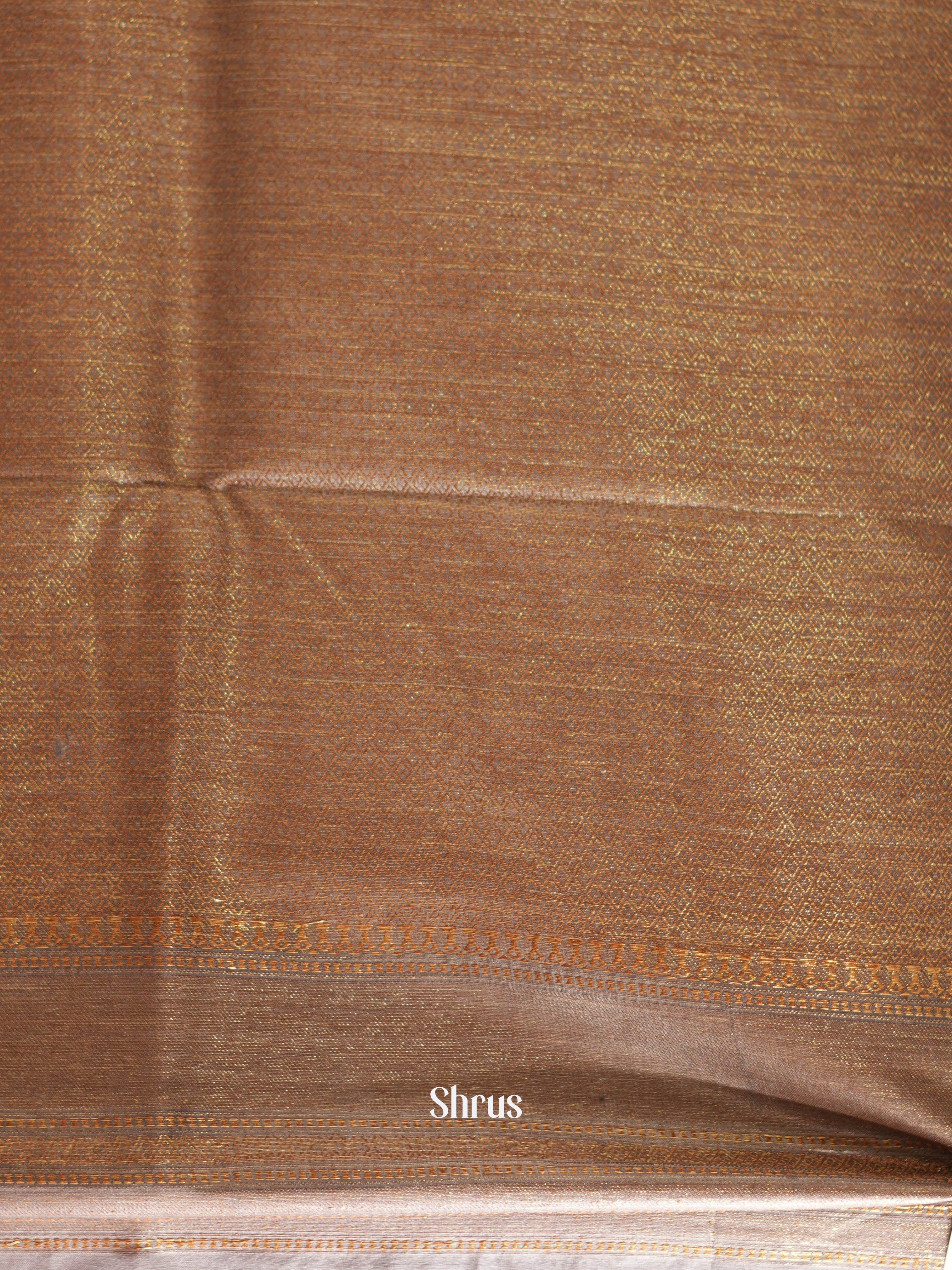 Brick & Grey - Tussar Saree - Shop on ShrusEternity.com
