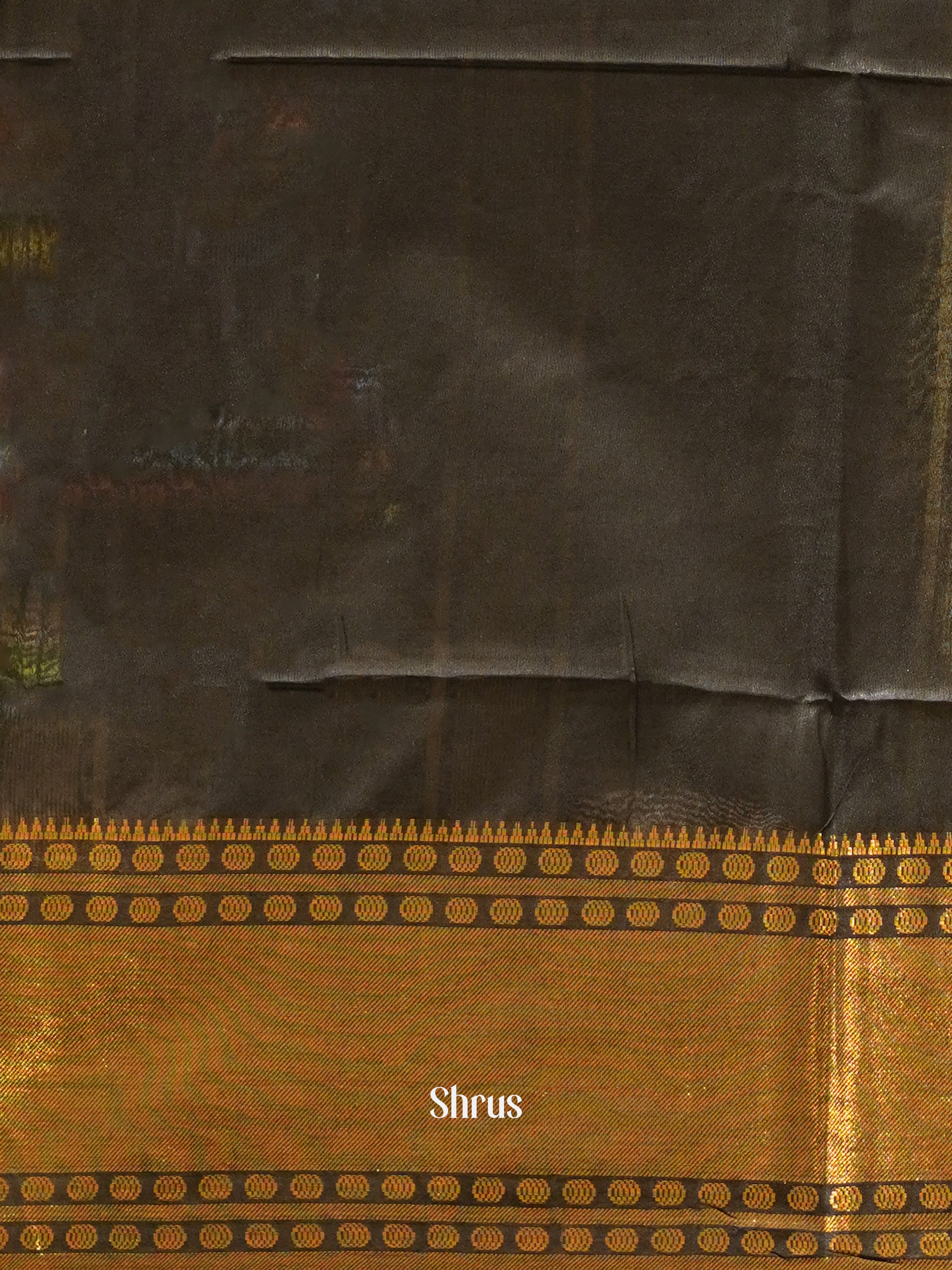 Black & Cream - Shibori Saree - Shop on ShrusEternity.com