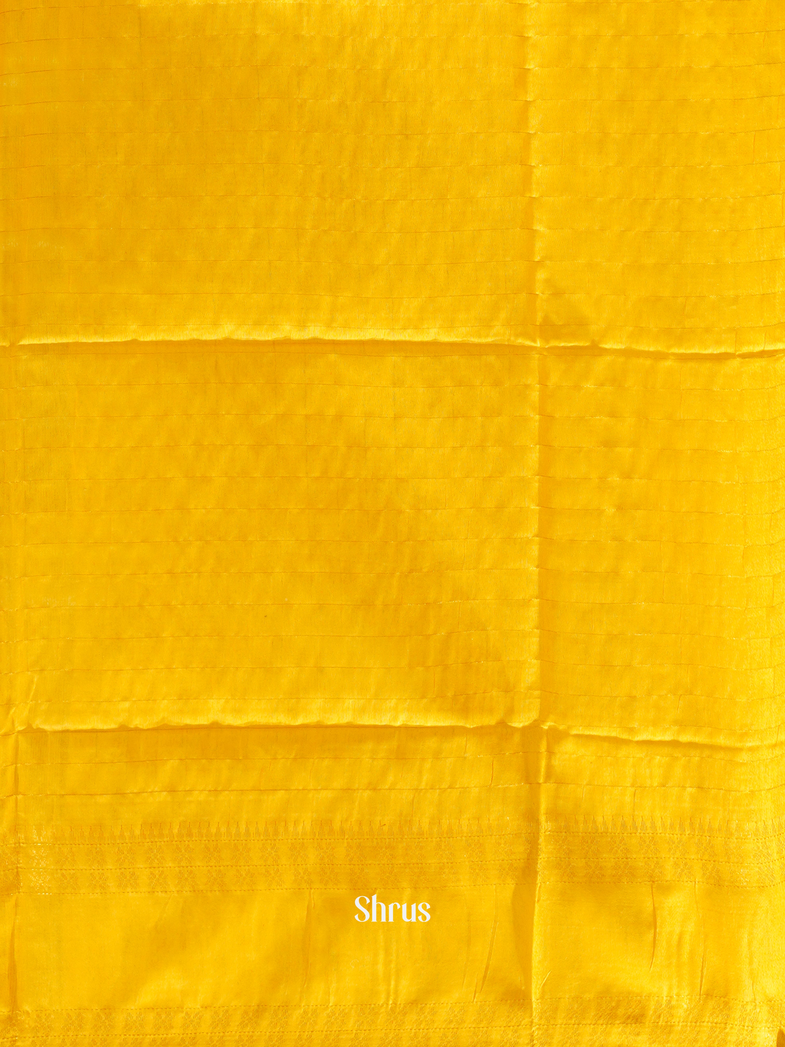 Cream & Yellow - Shibori Saree - Shop on ShrusEternity.com