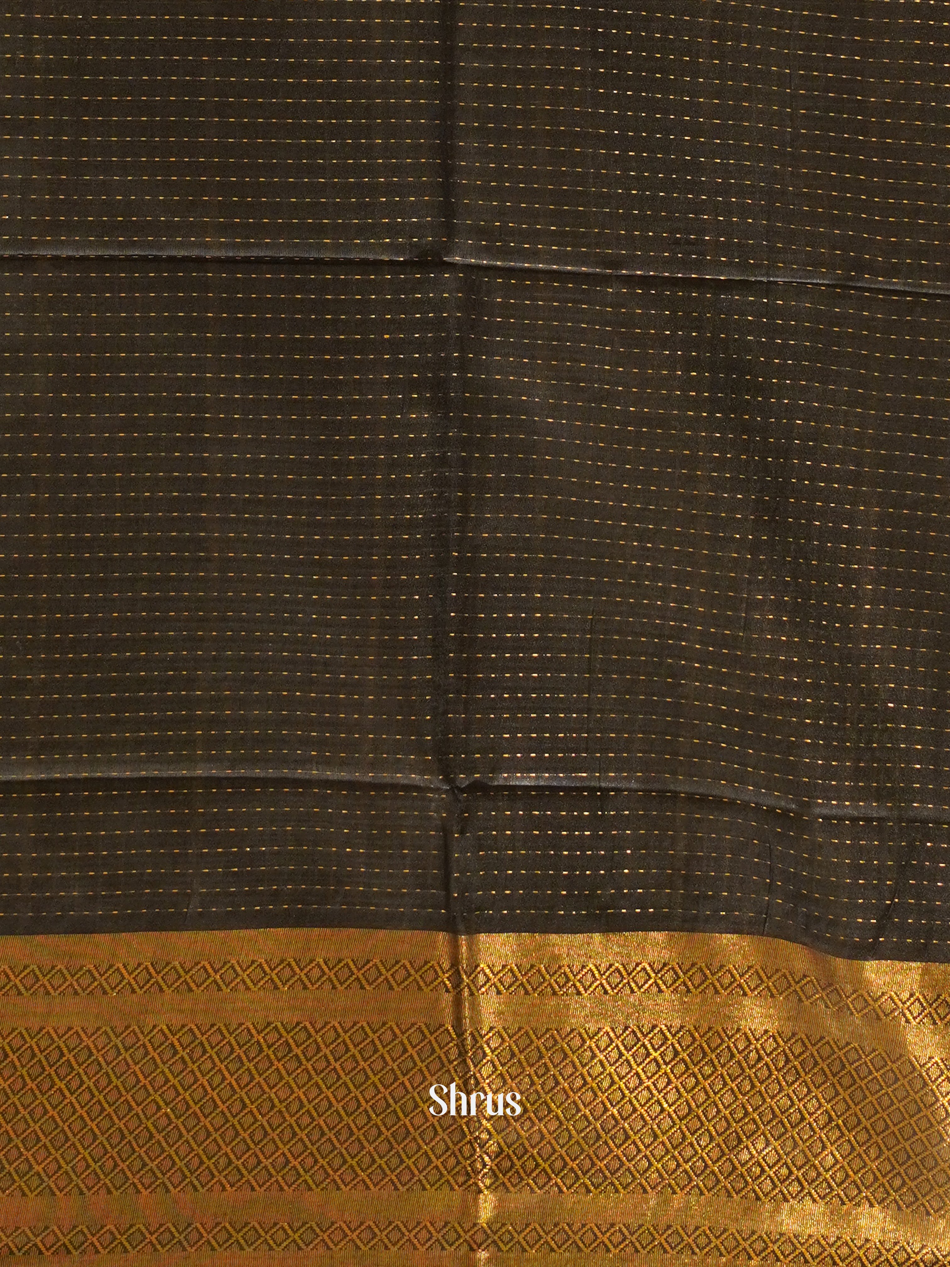 Black & Cream - Shibori Saree - Shop on ShrusEternity.com