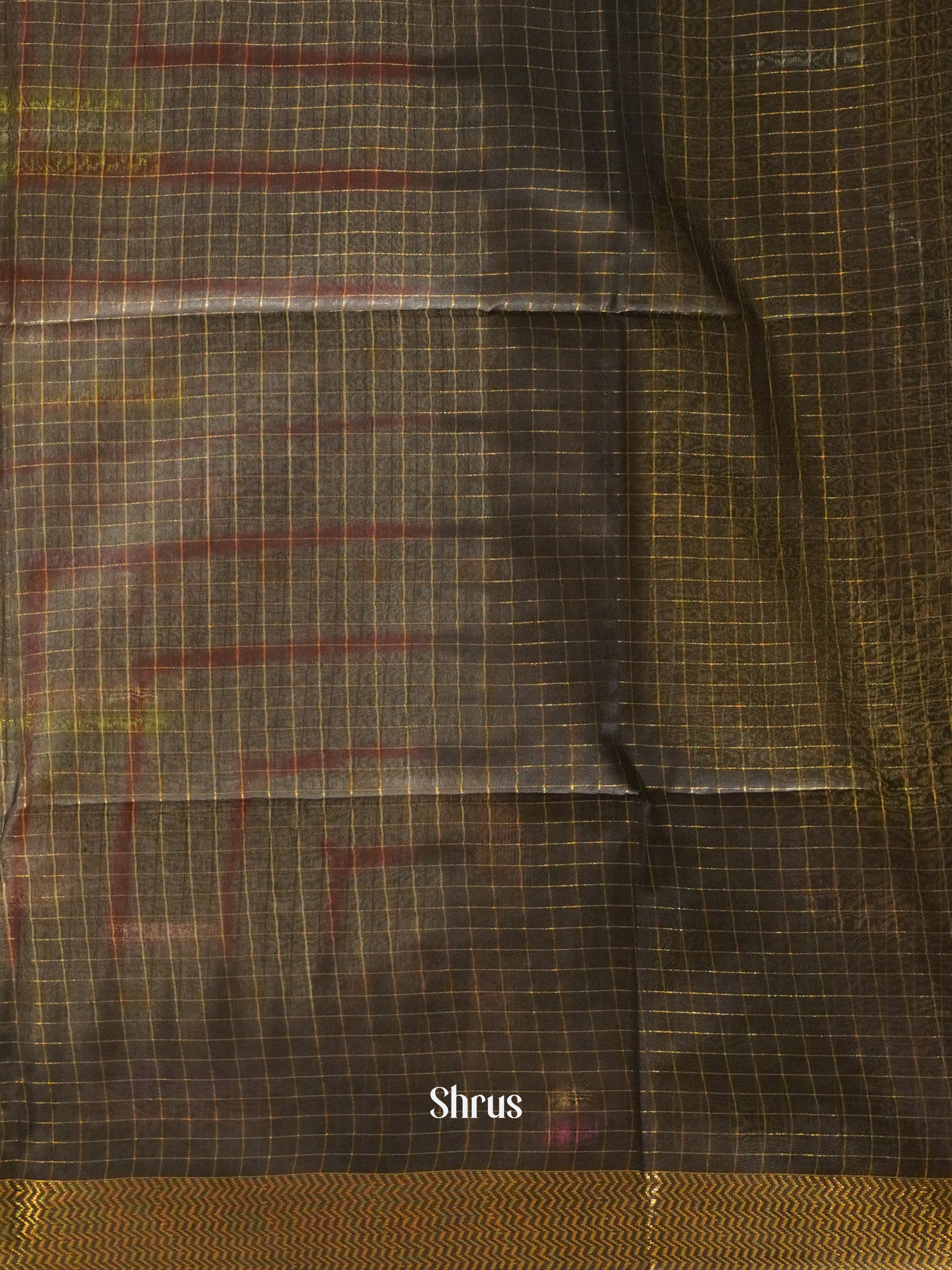 Cream & Black - Shibori Saree - Shop on ShrusEternity.com