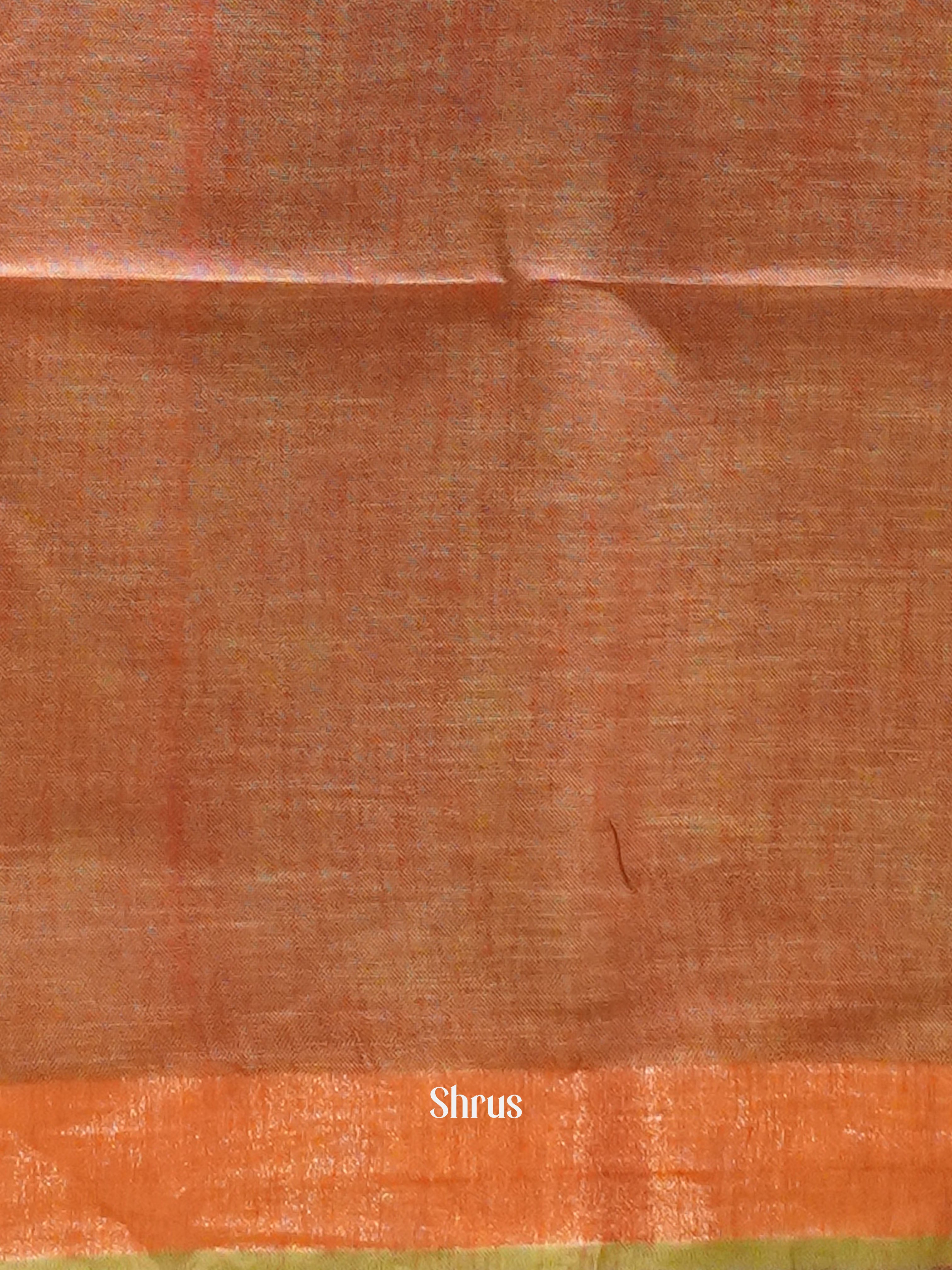 Grey & Brown - Art Linen Saree - Shop on ShrusEternity.com