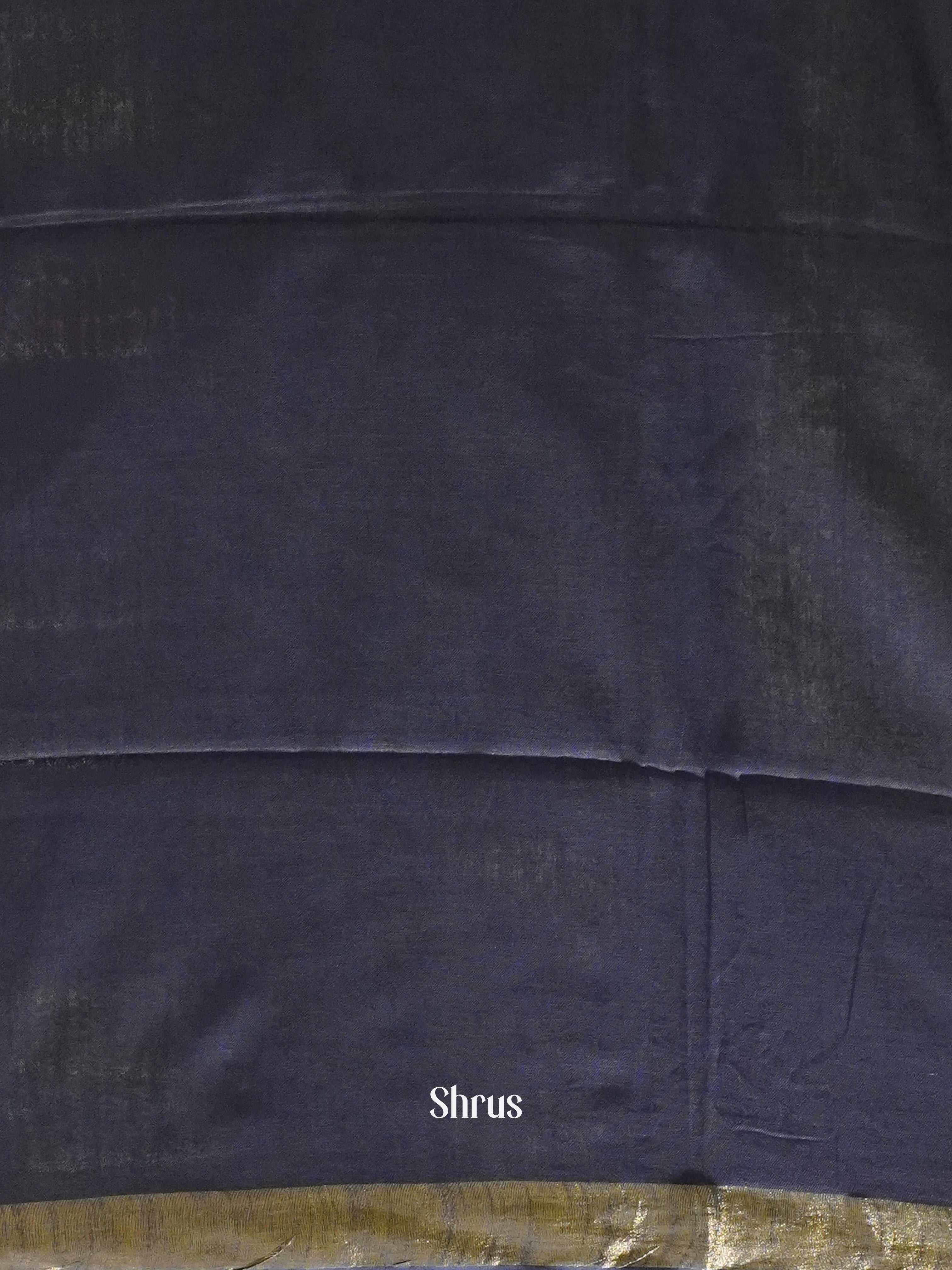 Blue - Art linen Saree - Shop on ShrusEternity.com