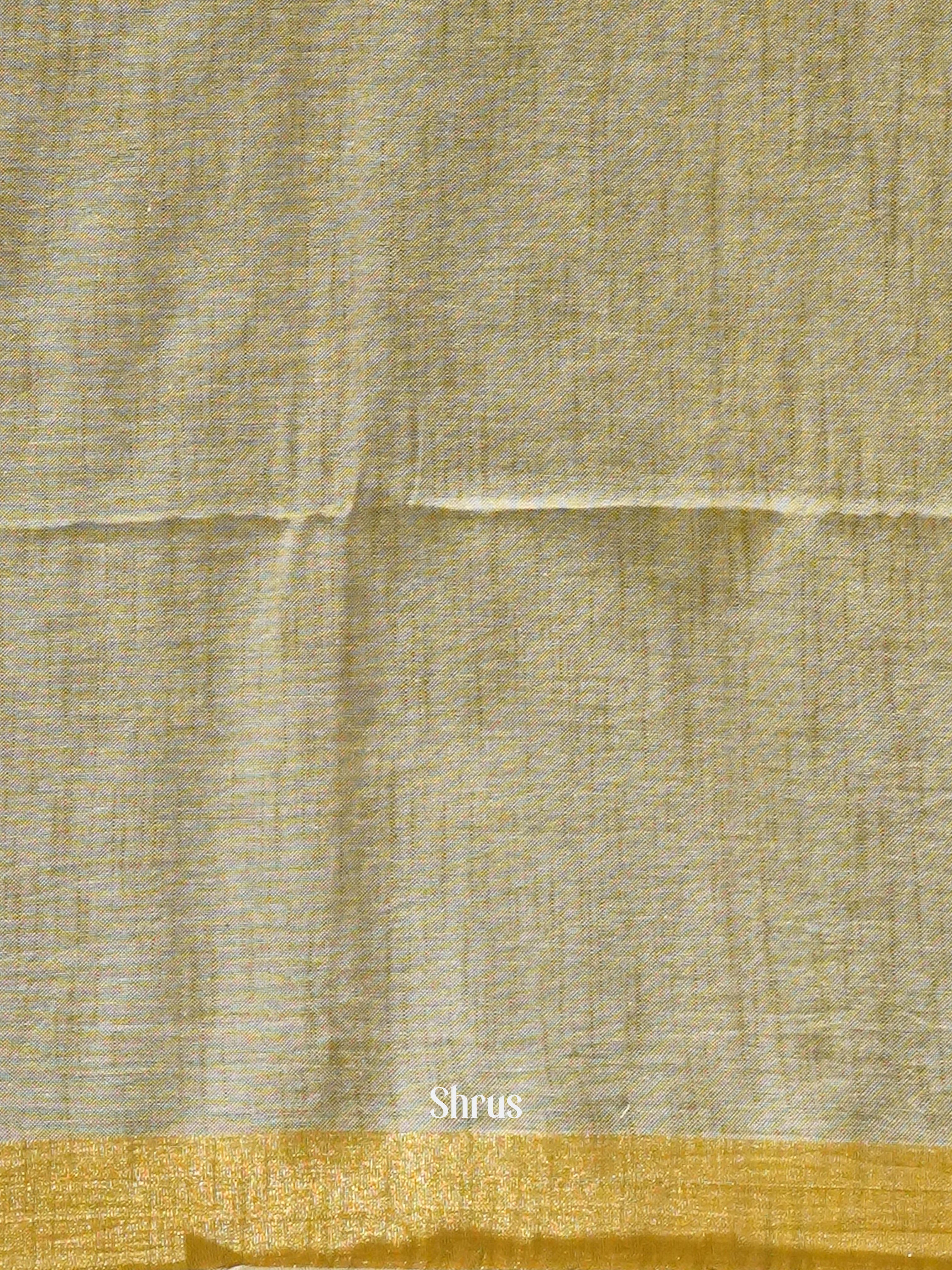 Lite Blue & Grey - Art Linen Saree - Shop on ShrusEternity.com