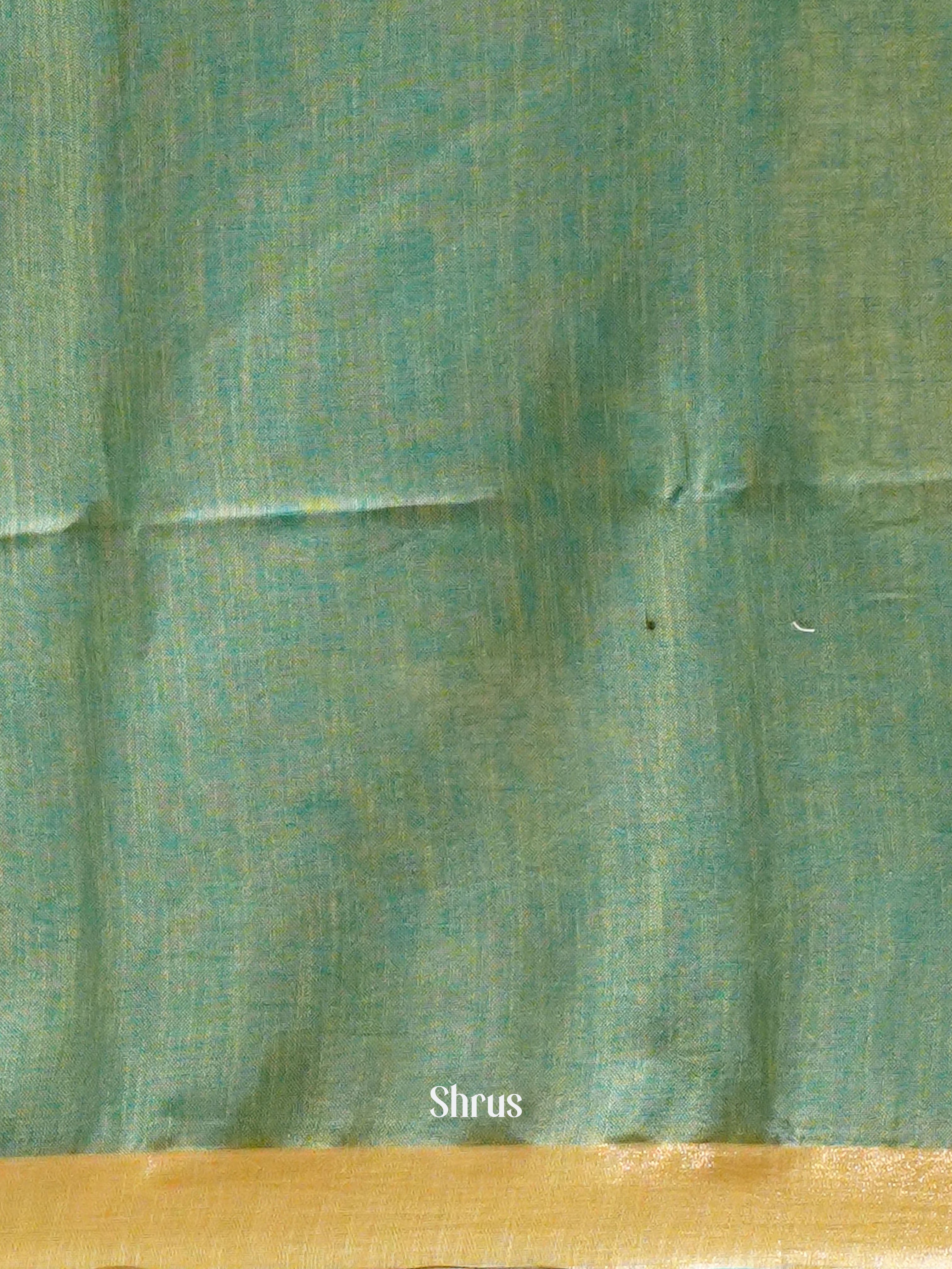 Purple & Green - Art Linen Saree - Shop on ShrusEternity.com