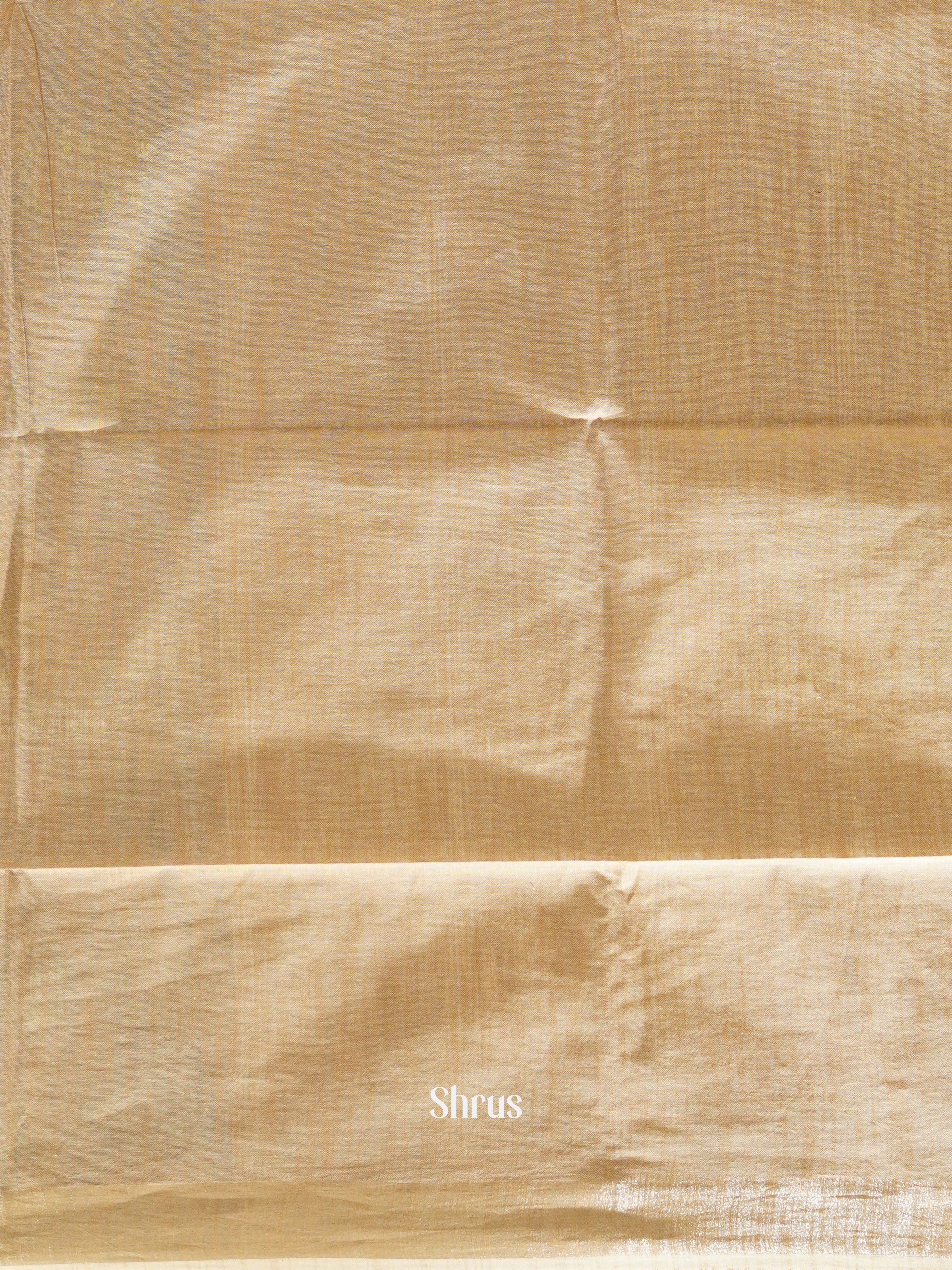 Grey & Cream - Art Linen Saree - Shop on ShrusEternity.com