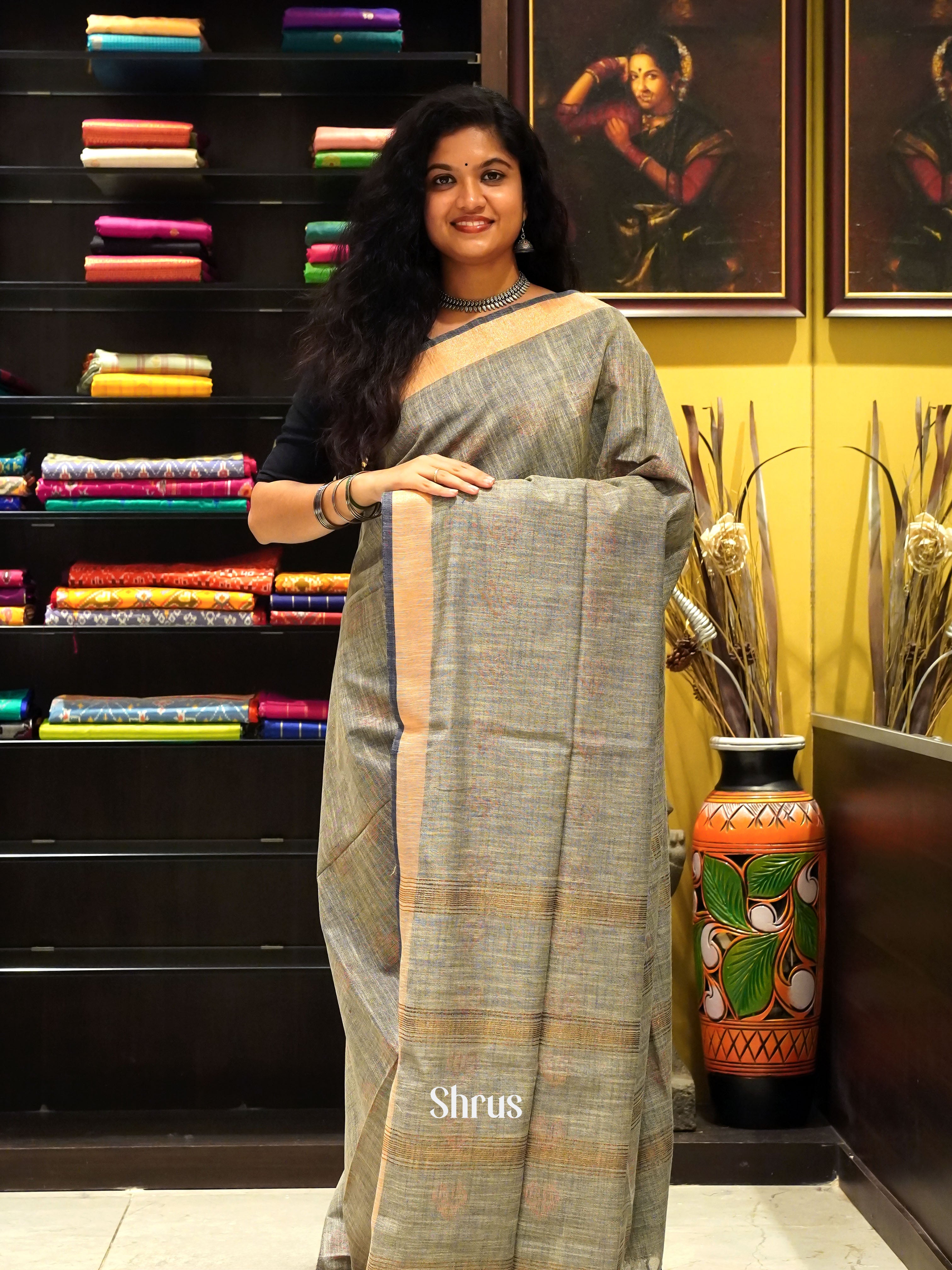 Grey(Single Tone) - Art Linen - Shop on ShrusEternity.com
