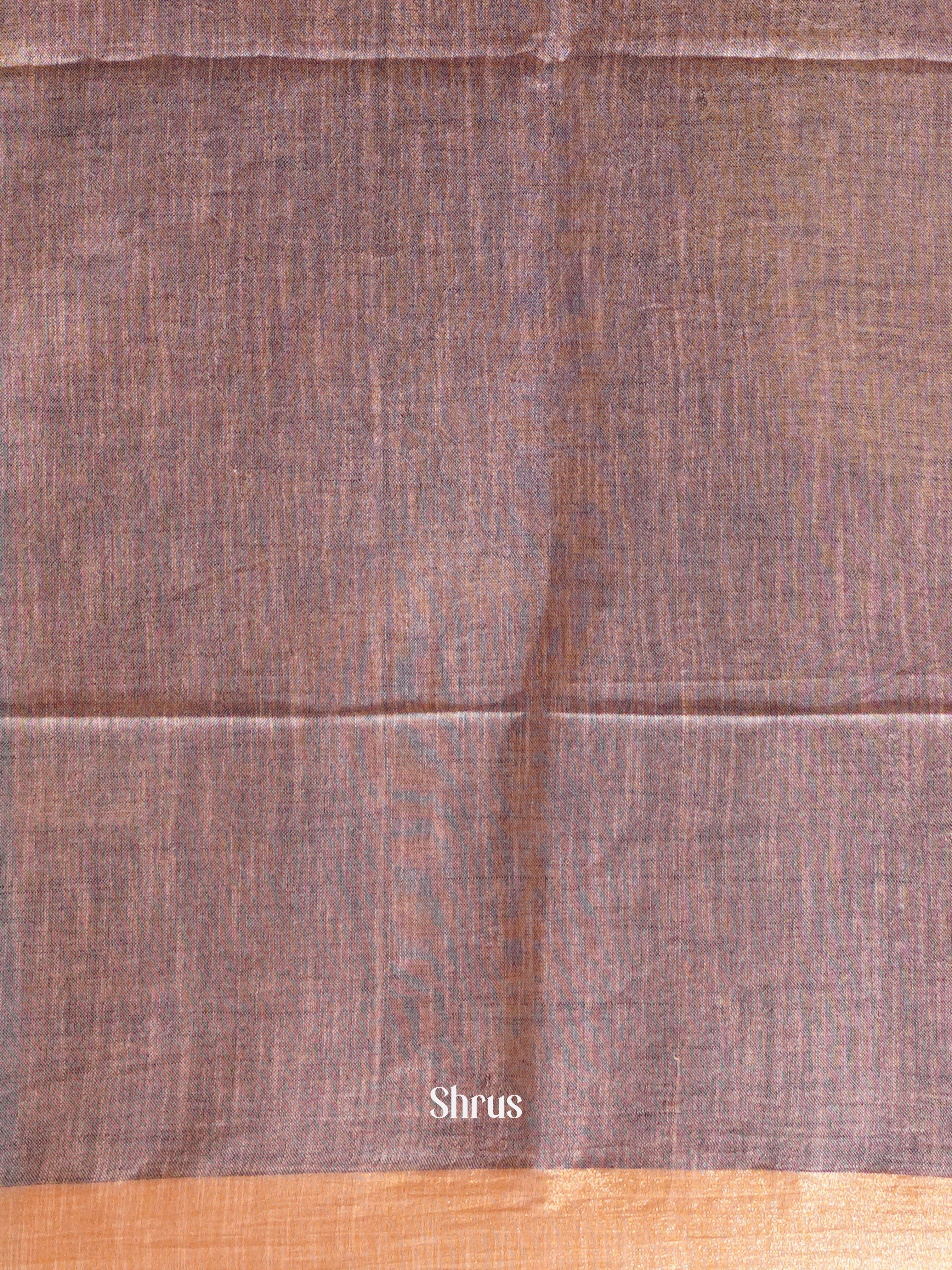 Blue & Dusty pink - Art Linen Saree - Shop on ShrusEternity.com