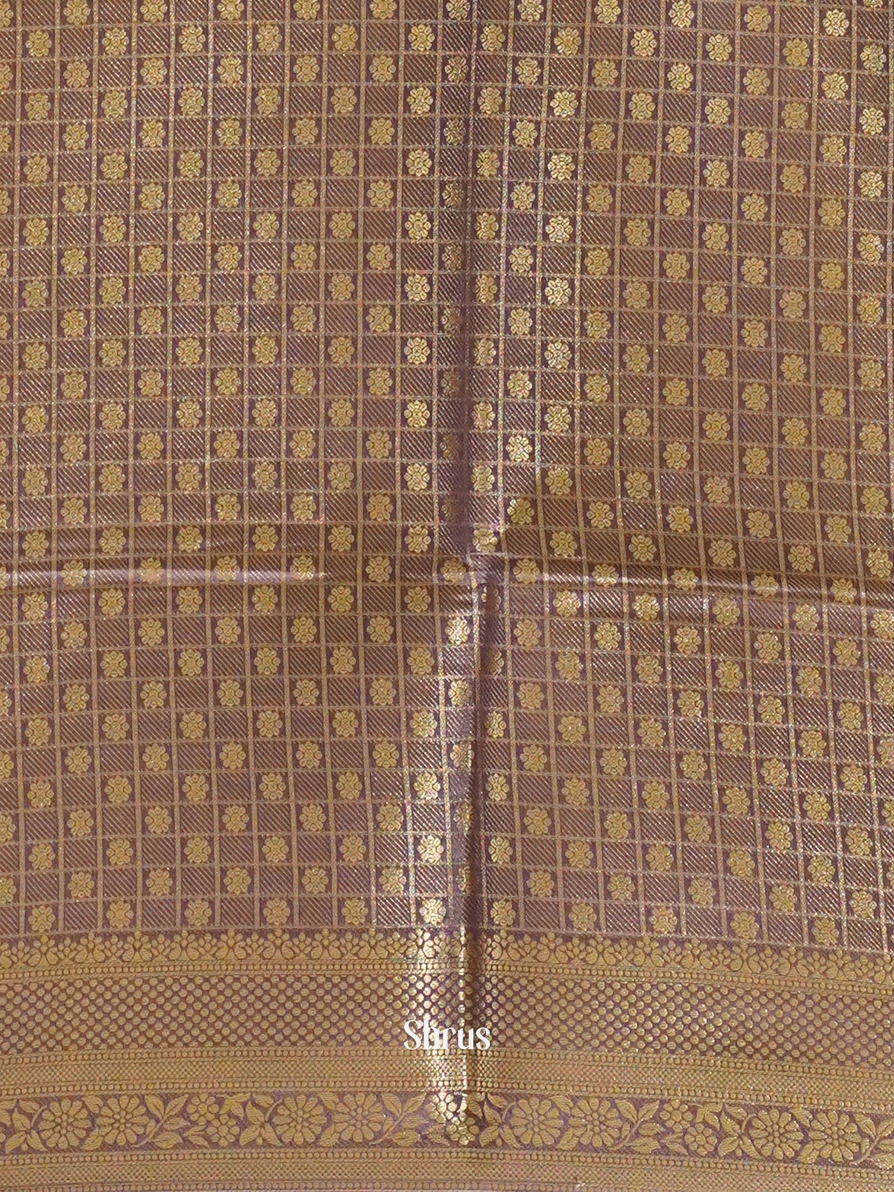 Violet(Single Tone) -Semi silk cotton Saree - Shop on ShrusEternity.com