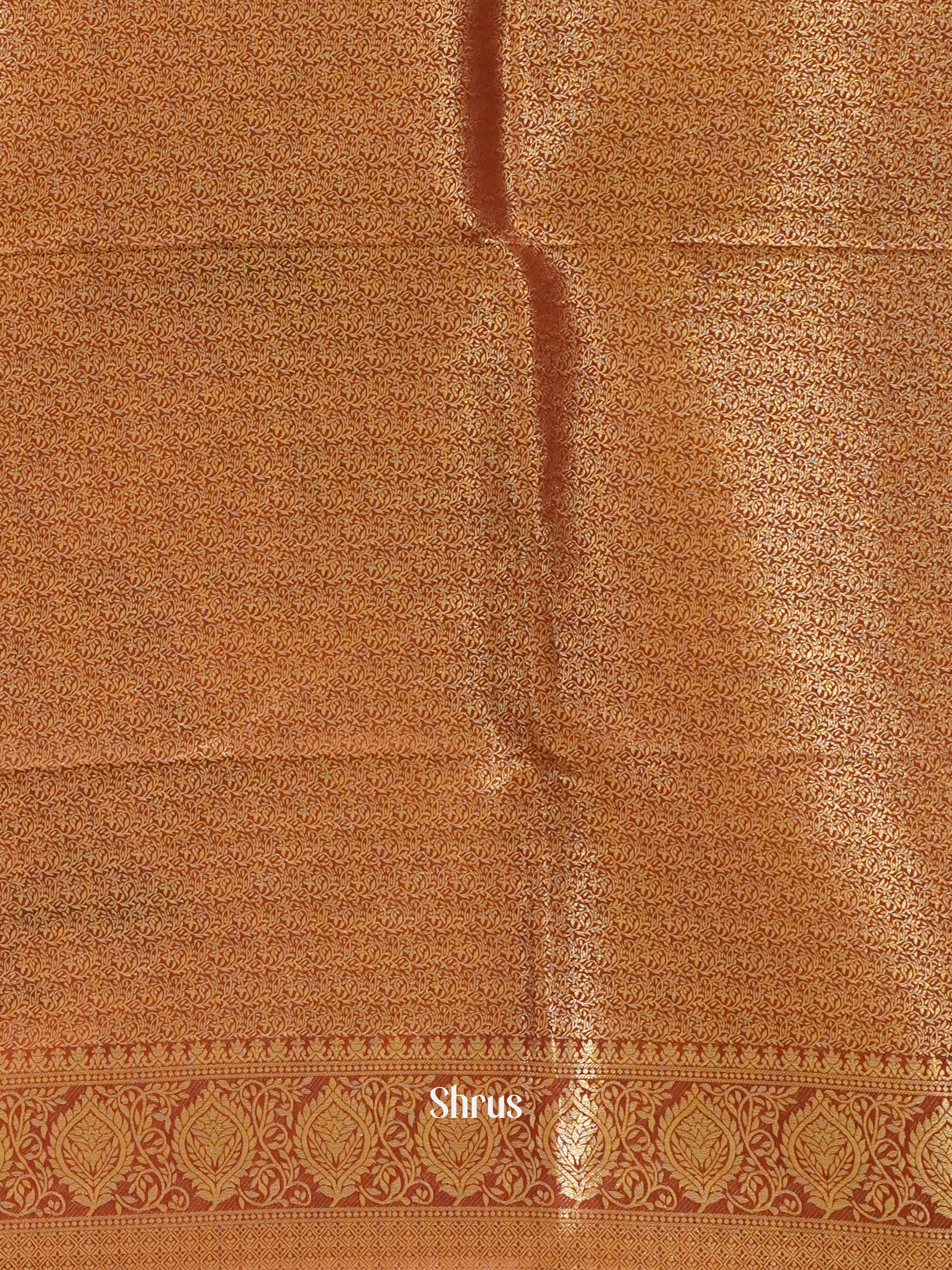 Peach & Maroon - Semi silk cotton Saree - Shop on ShrusEternity.com