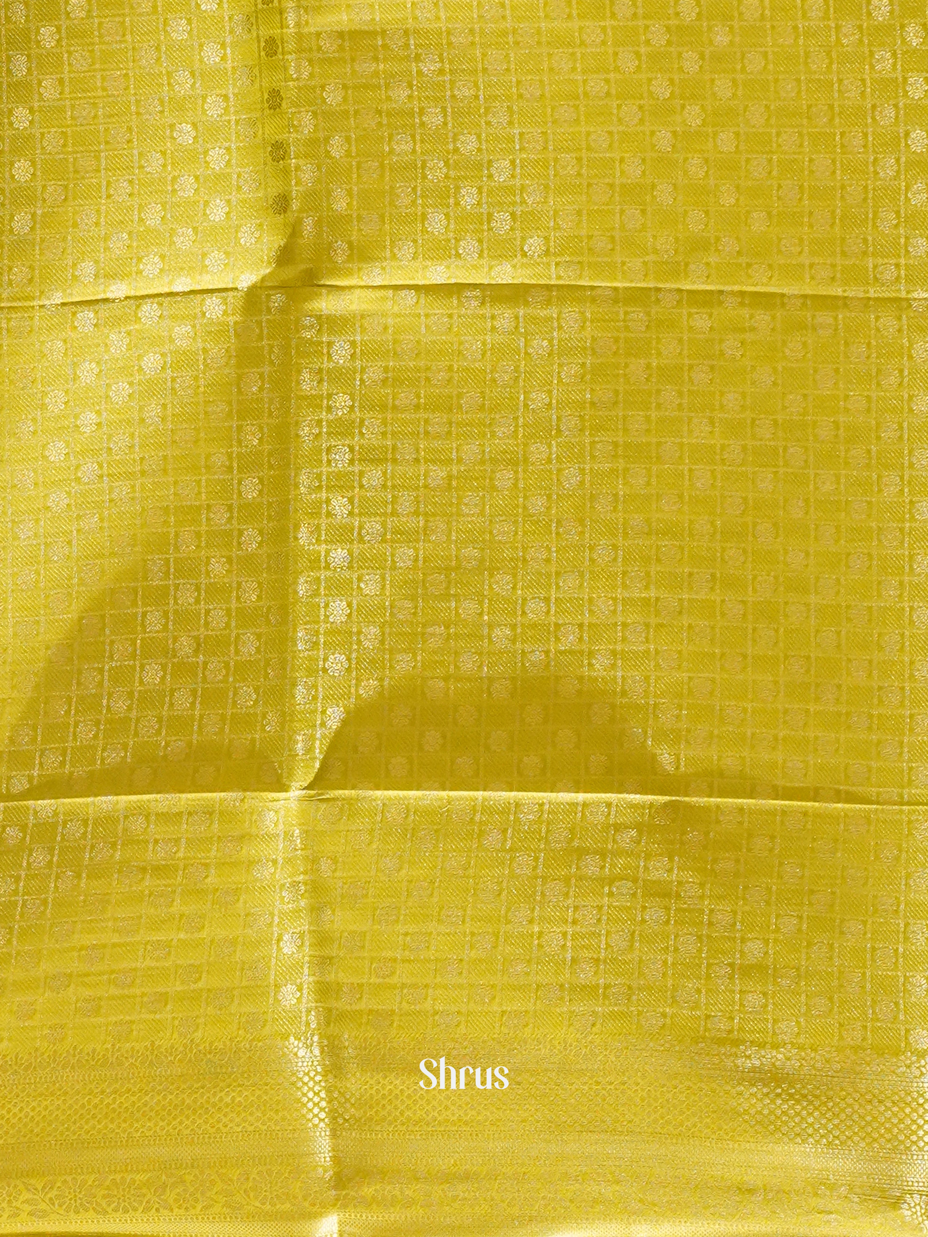 Wine & Green -Semi Silk Cotton Saree - Shop on ShrusEternity.com