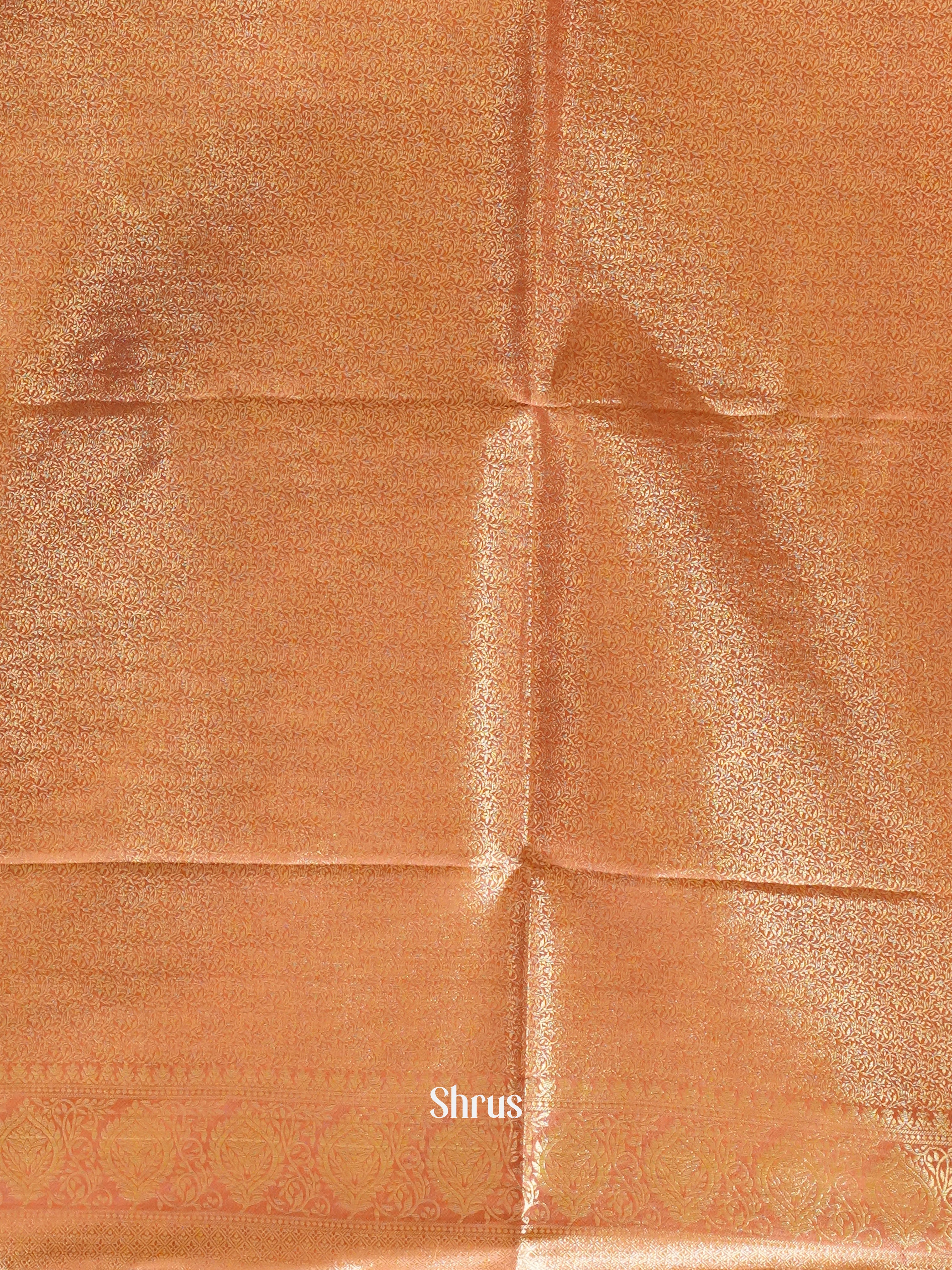 Violet & Orangish Pink -Semi Silk Cotton Saree - Shop on ShrusEternity.com