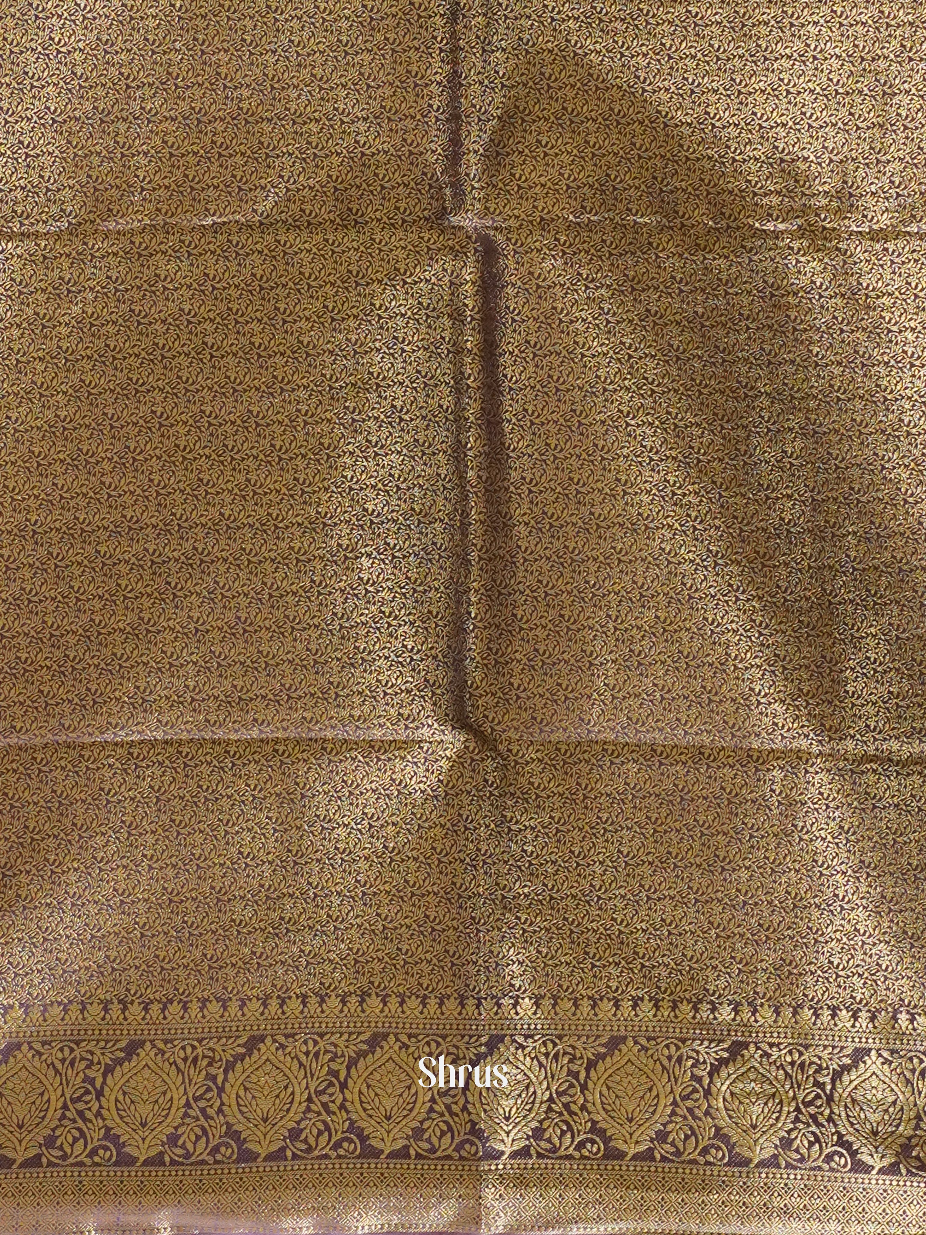 Maroon & Violet -Semi Silk Cotton Saree - Shop on ShrusEternity.com