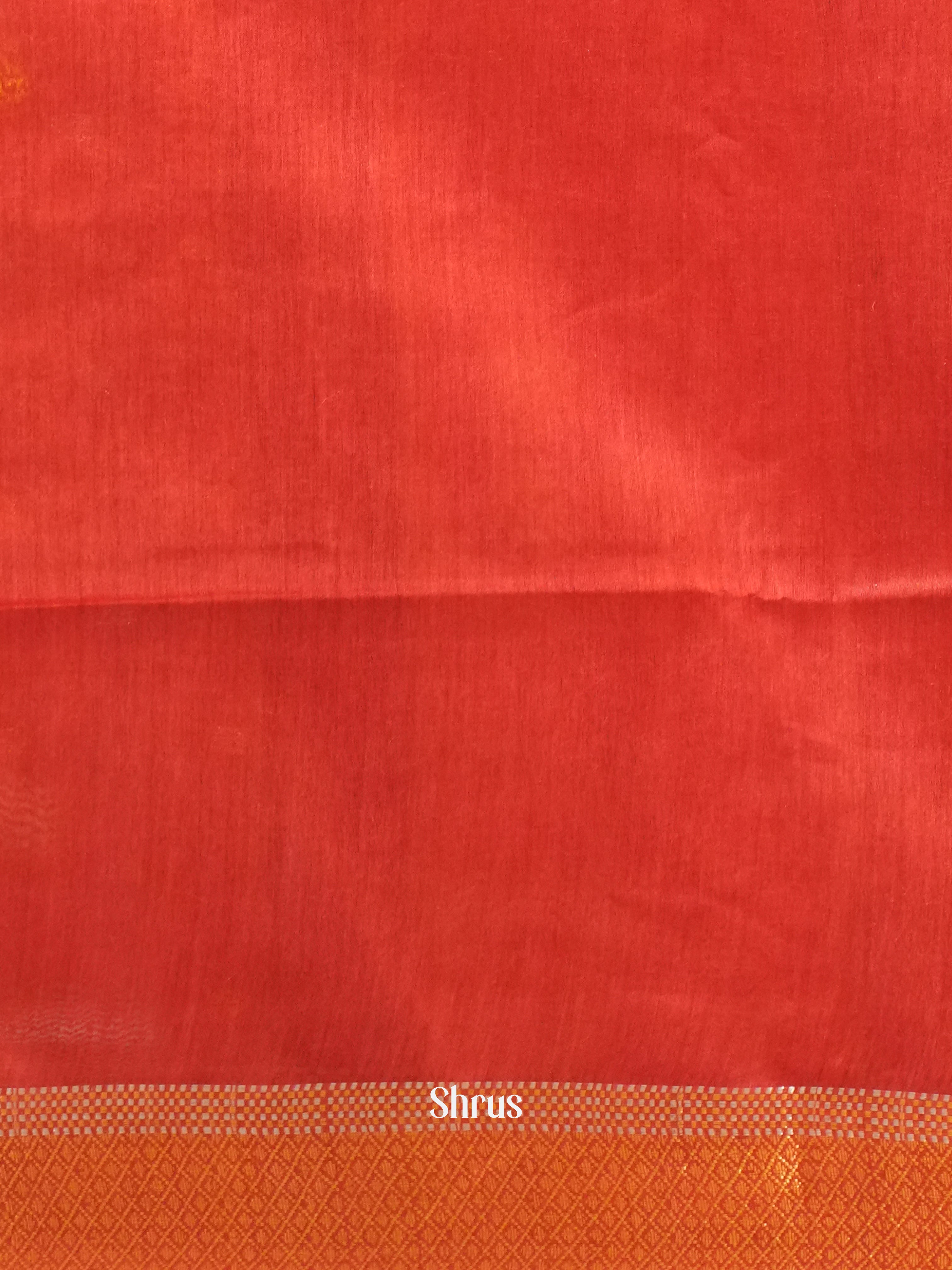Red(Single Tone) - Semi Tussar - Shop on ShrusEternity.com