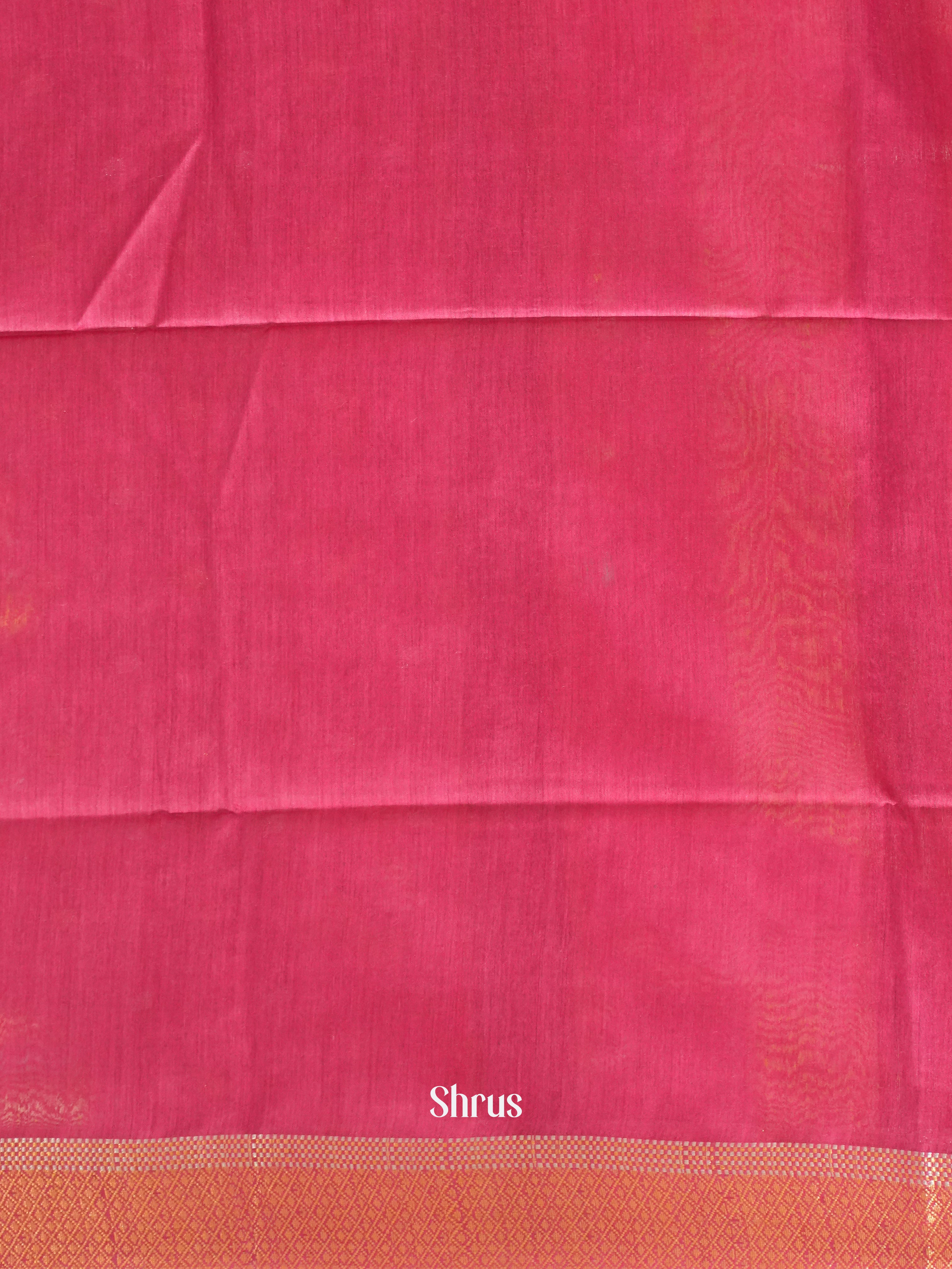 Pink(Single Tone) -Semi Tussar - Shop on ShrusEternity.com