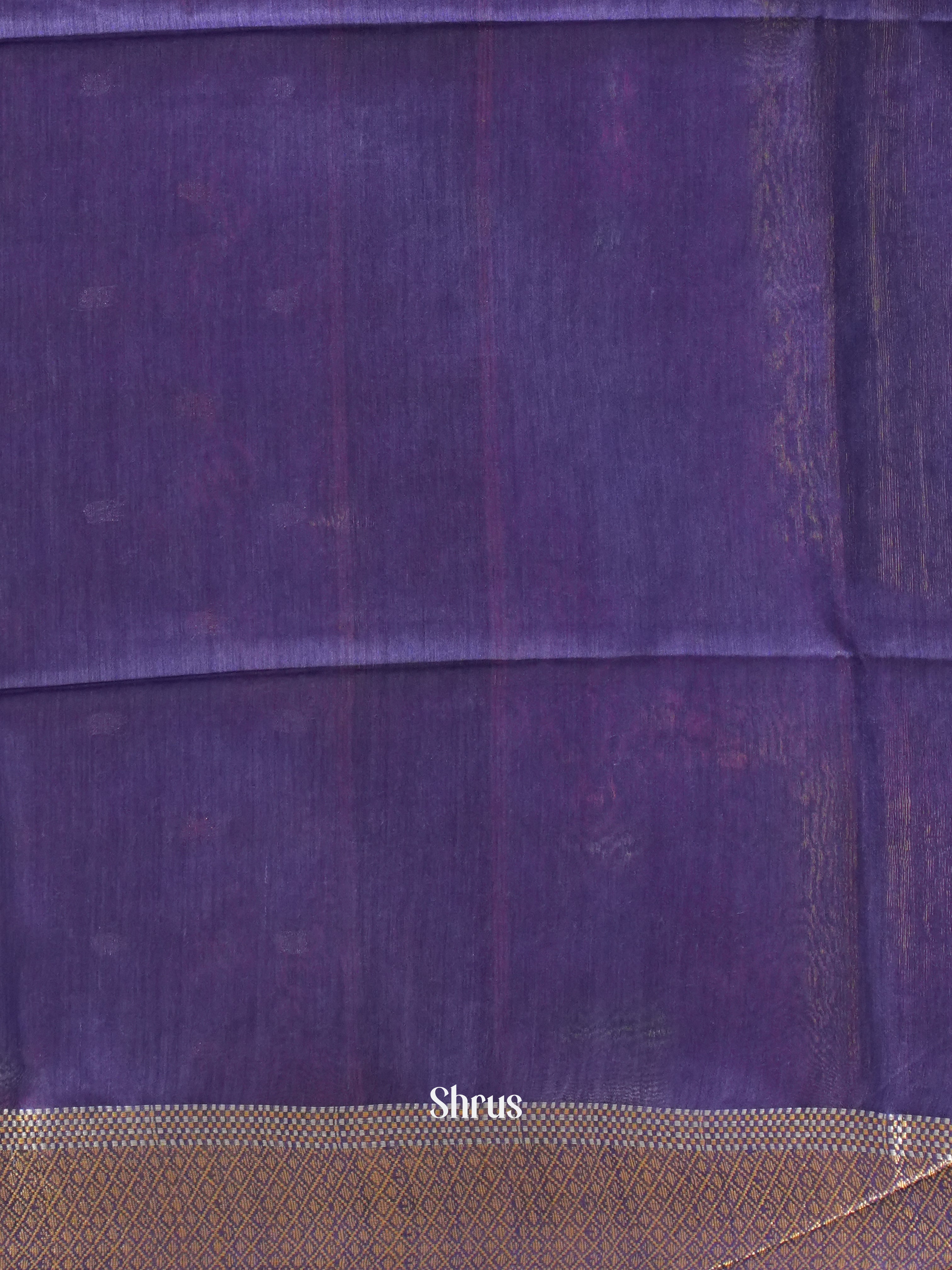 Purple (Single Tone) -Semi Tussar - Shop on ShrusEternity.com