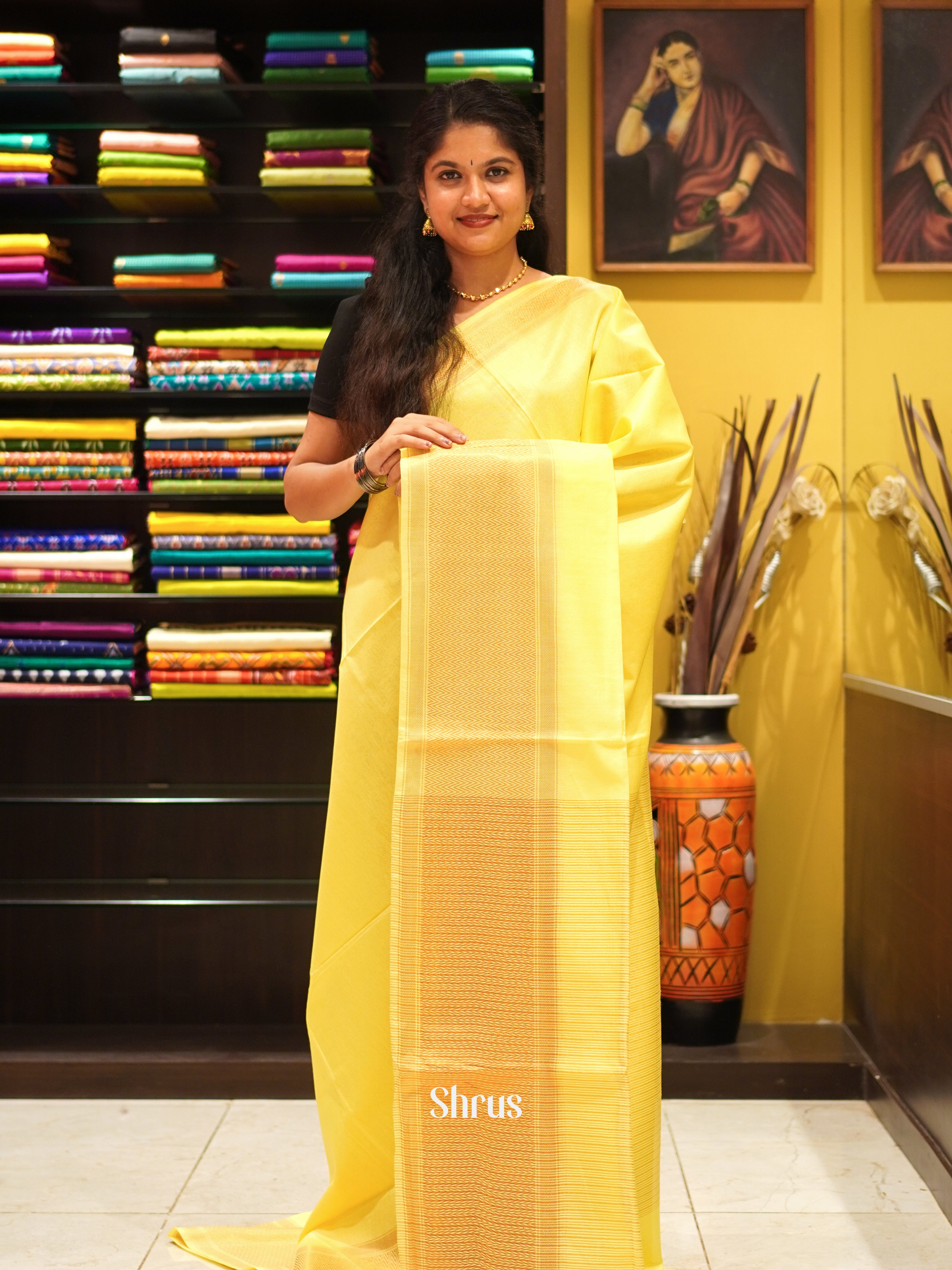 CDS29663 - Semi Tussar Saree - Shop on ShrusEternity.com