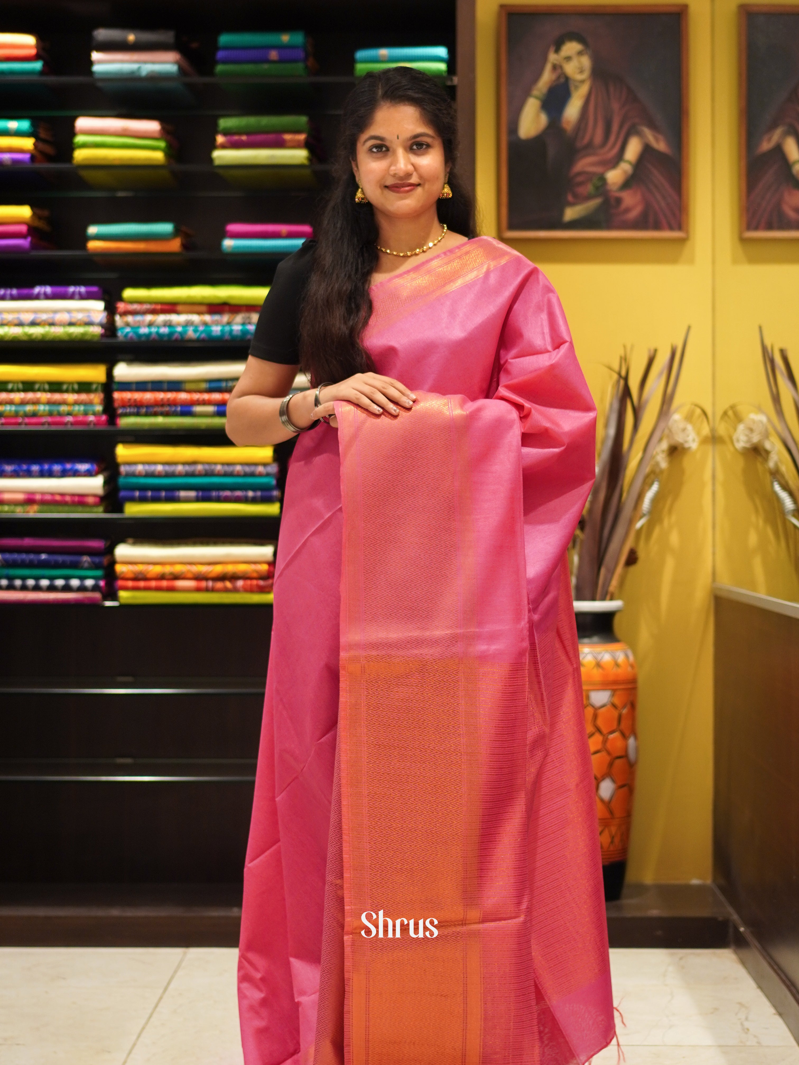 CDS29668 - Semi Tussar Saree - Shop on ShrusEternity.com