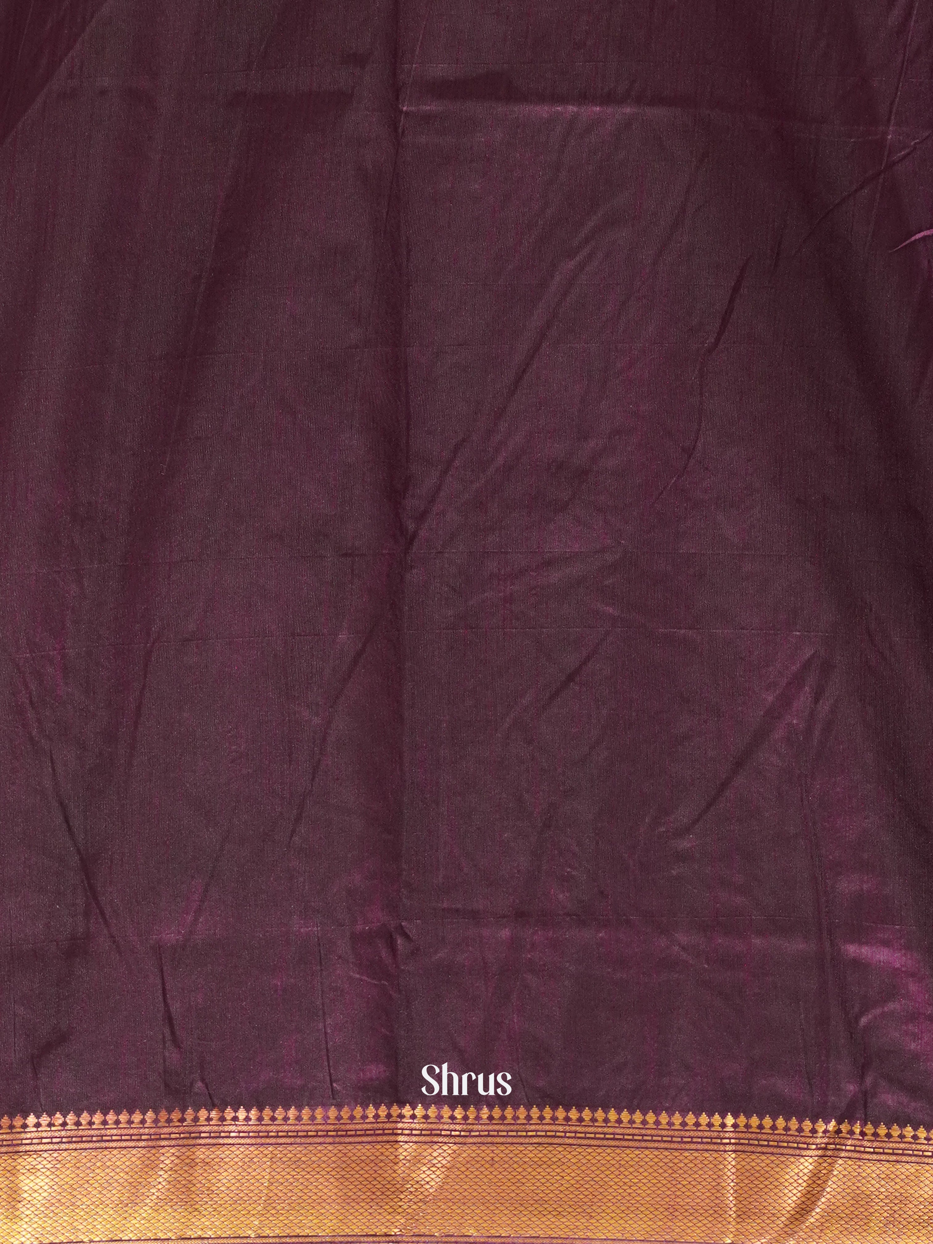 Blue & Purple - Semi Patola Saree - Shop on ShrusEternity.com