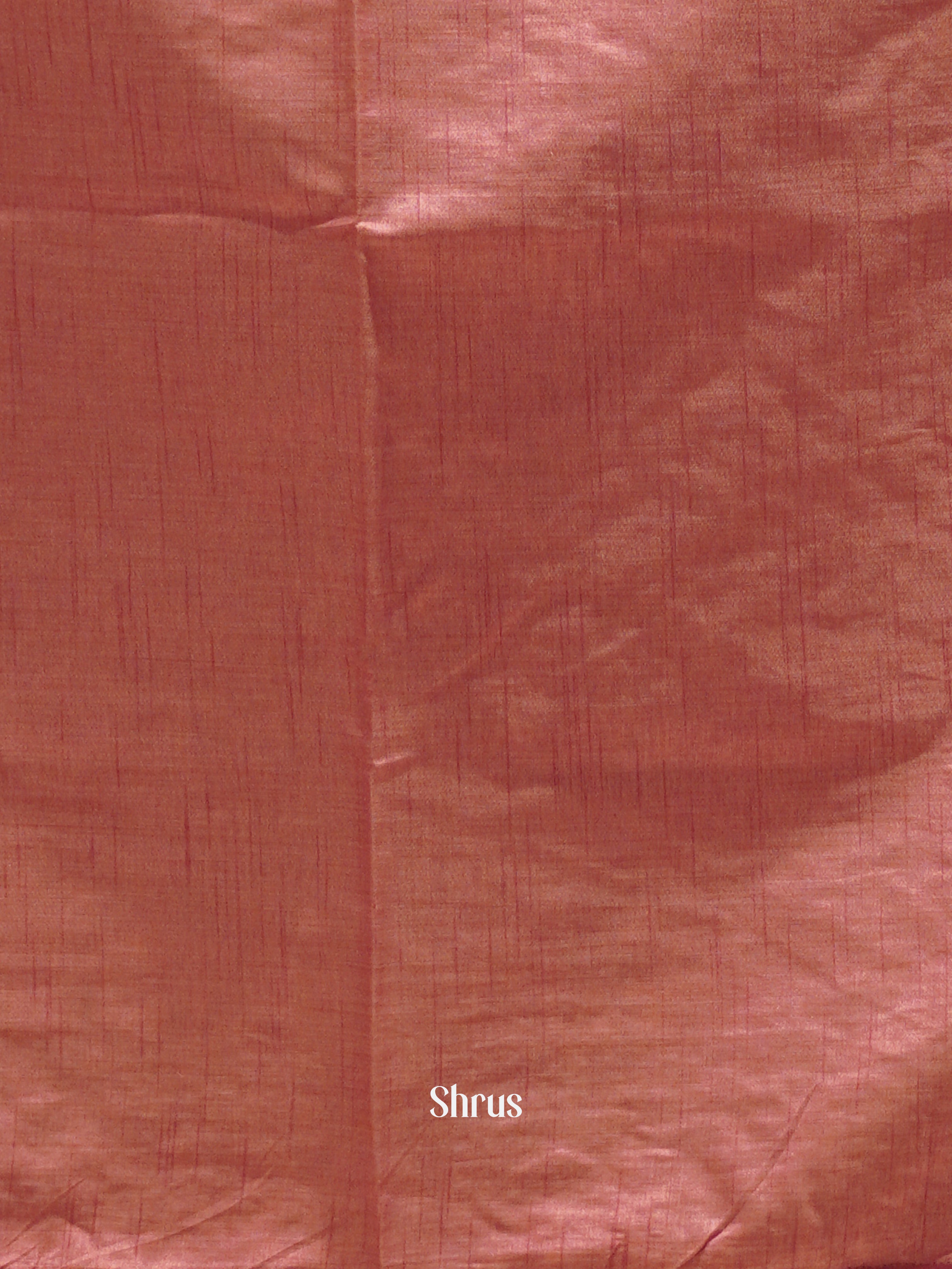 Dusty Pink(Single Tone) - Semi Kantha Saree - Shop on ShrusEternity.com
