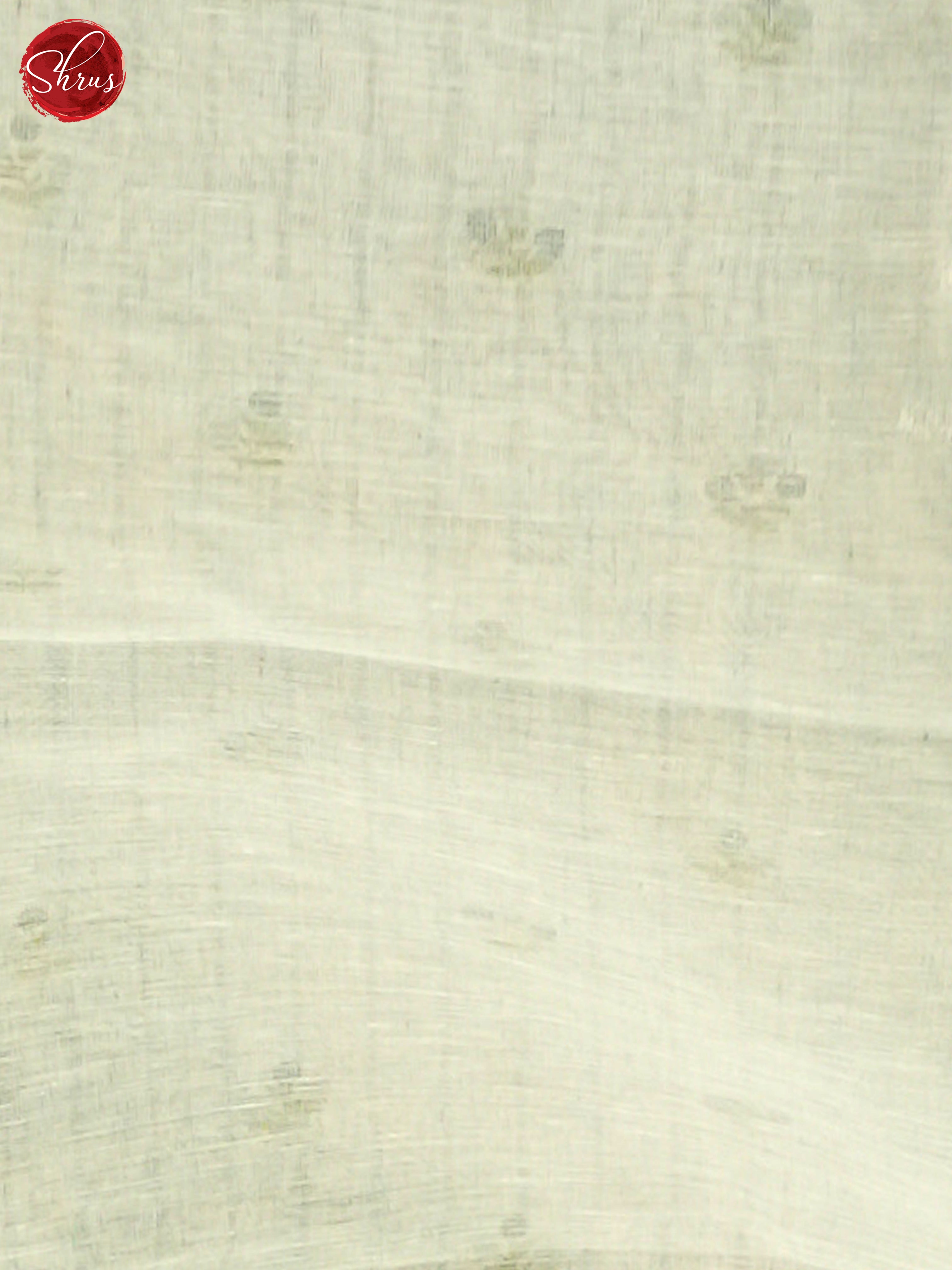 Cream - Linen Saree - Shop on ShrusEternity.com