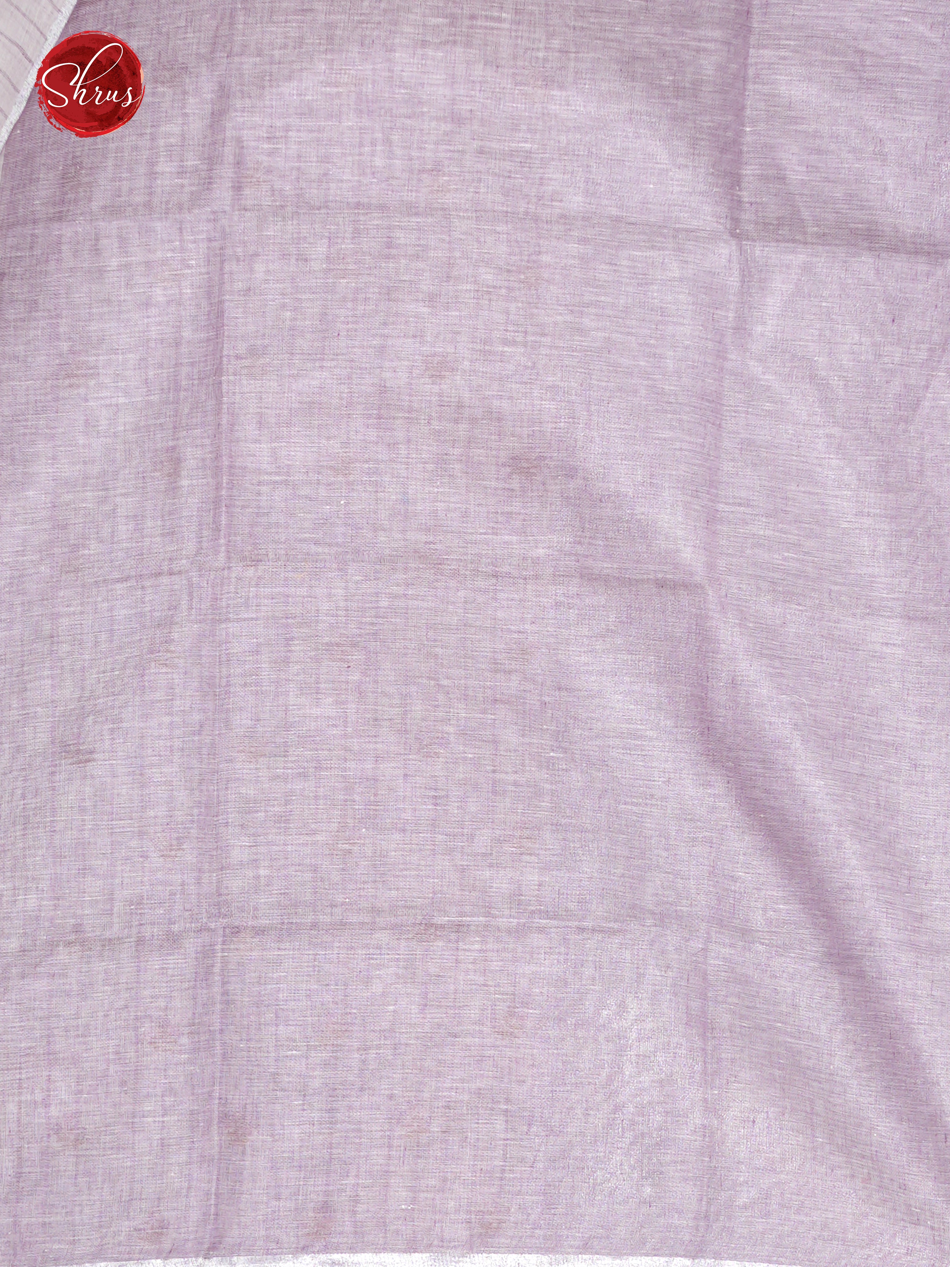 Cream & Lavender - Linen Saree - Shop on ShrusEternity.com