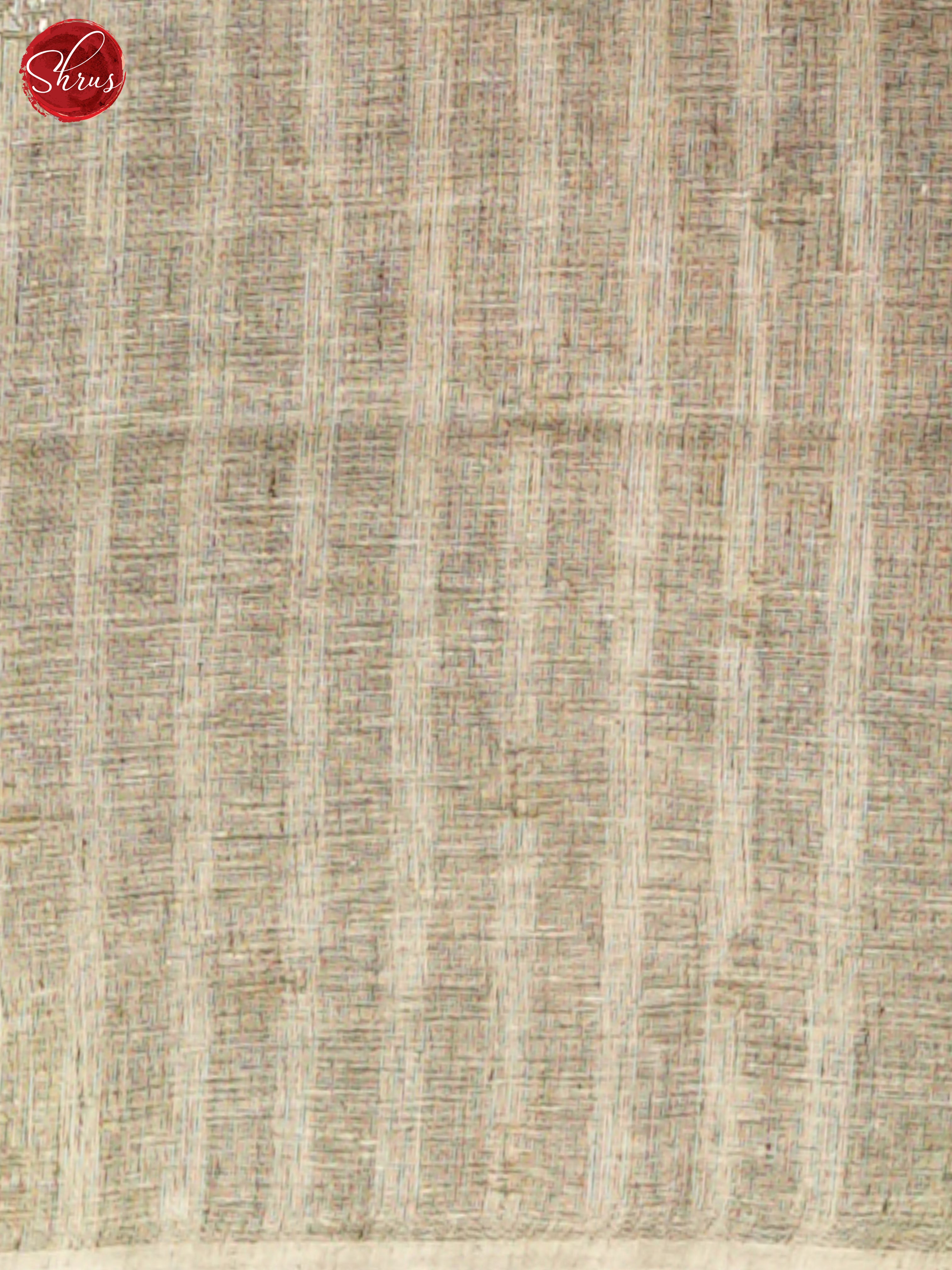 Grey & Cream - Linen Saree Saree - Shop on ShrusEternity.com