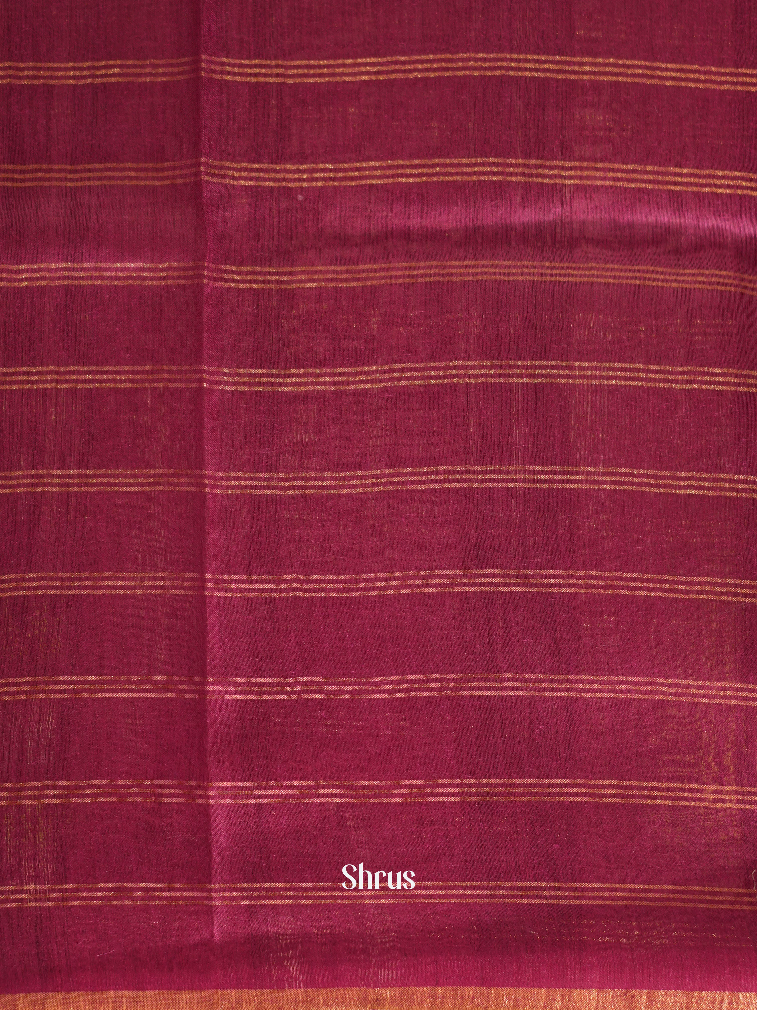 Maroon(Single Tone) - Tussar Saree - Shop on ShrusEternity.com