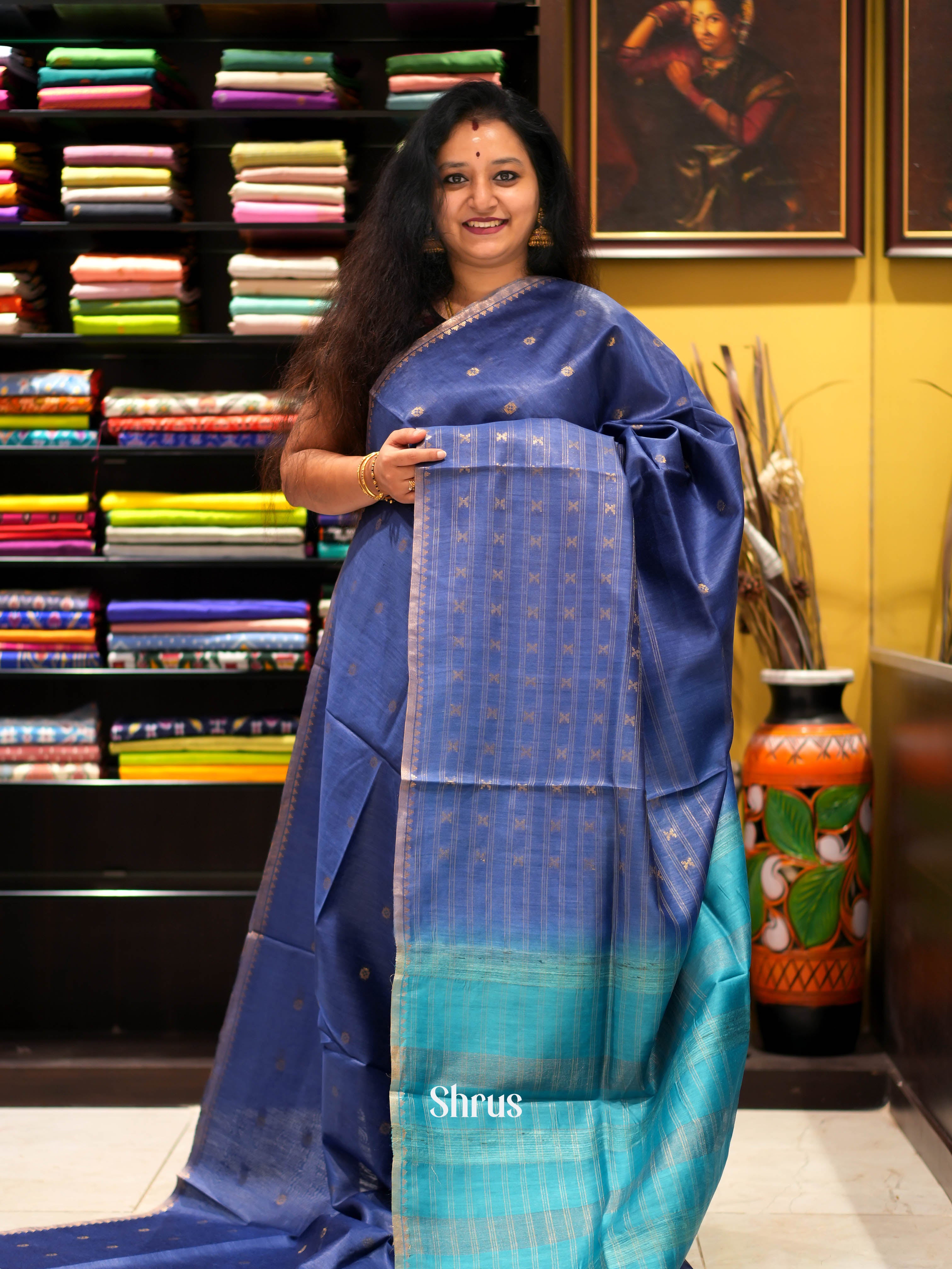 CDS30060 - Tussar Saree - Shop on ShrusEternity.com