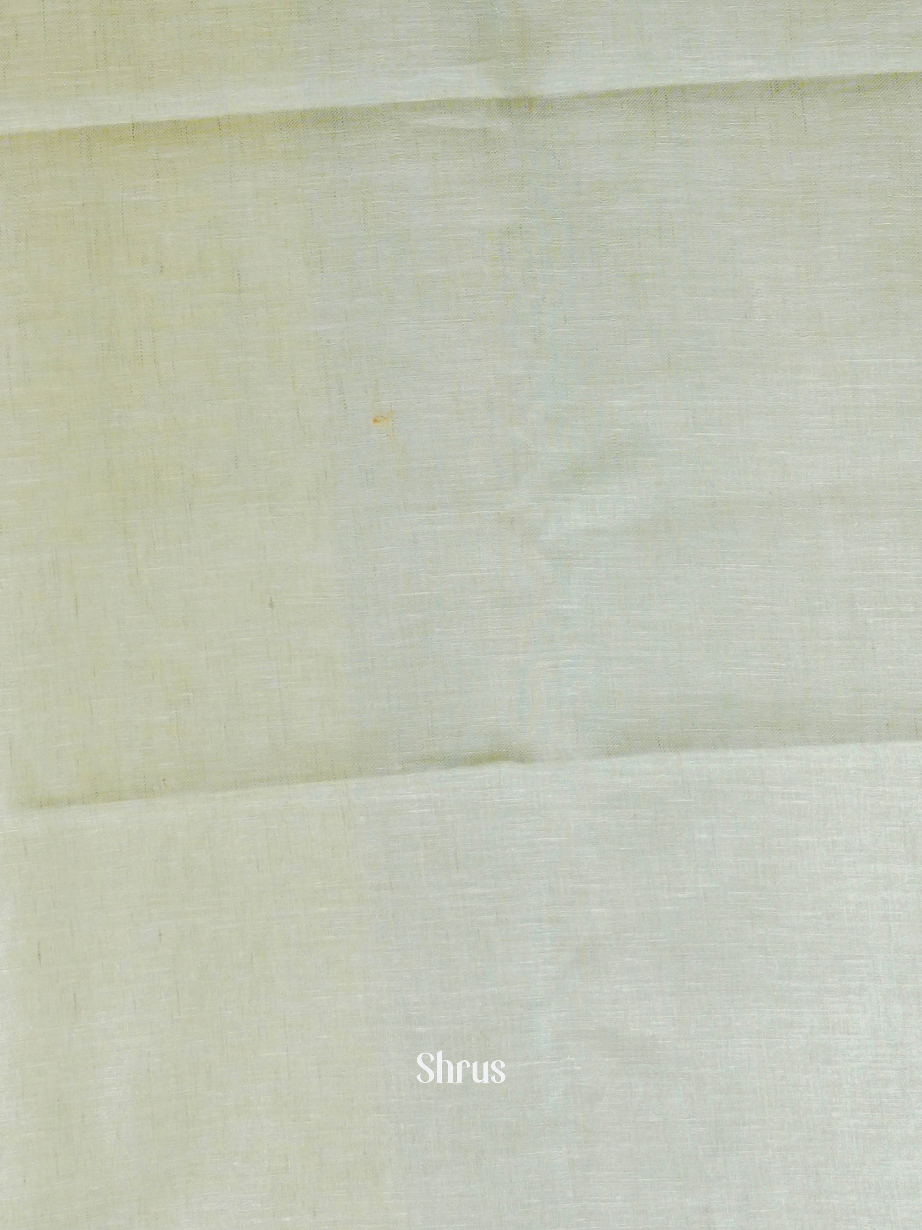 Green - Linen Saree - Shop on ShrusEternity.com