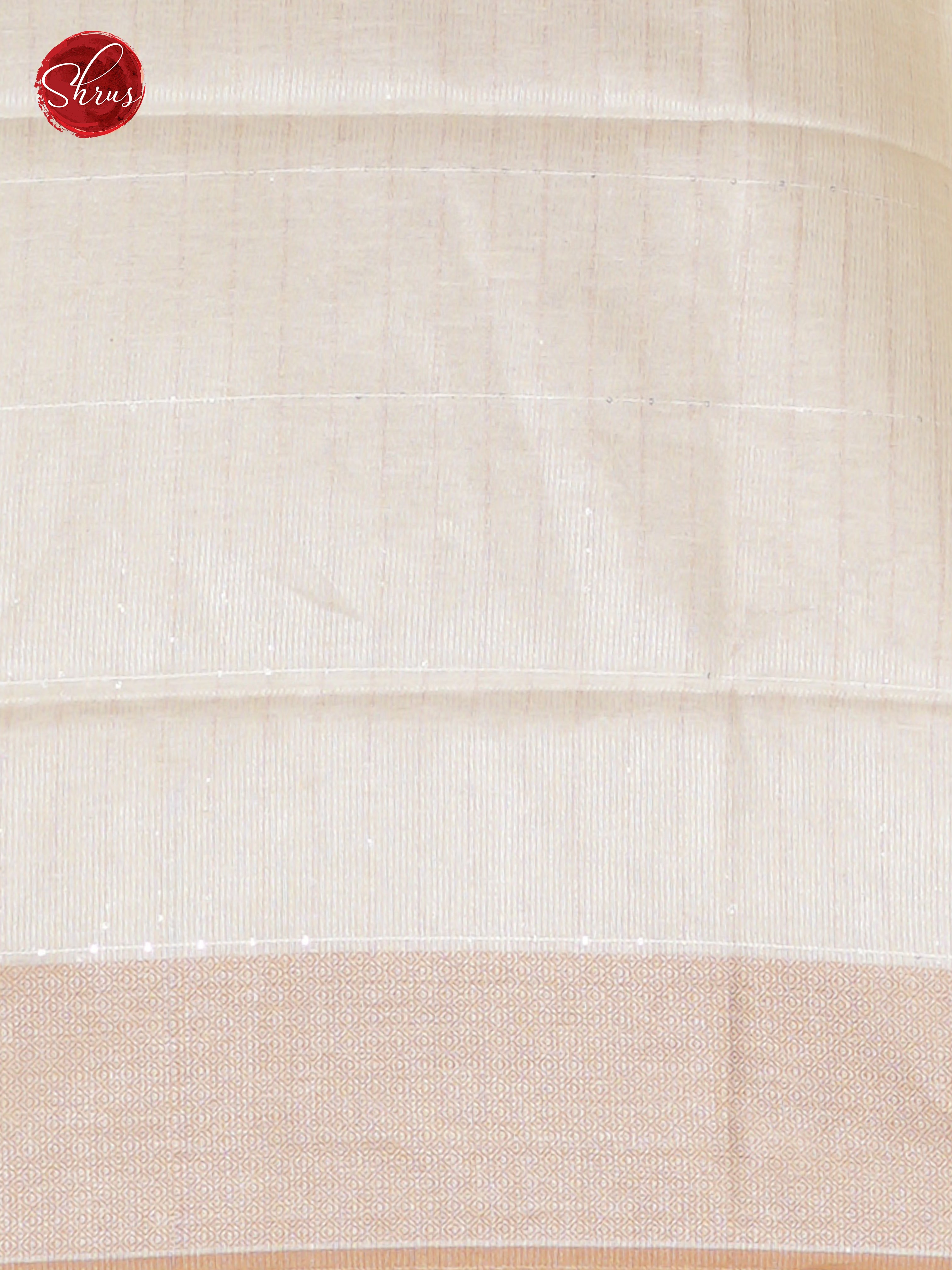 Cream & Brown - Linen Saree - Shop on ShrusEternity.com