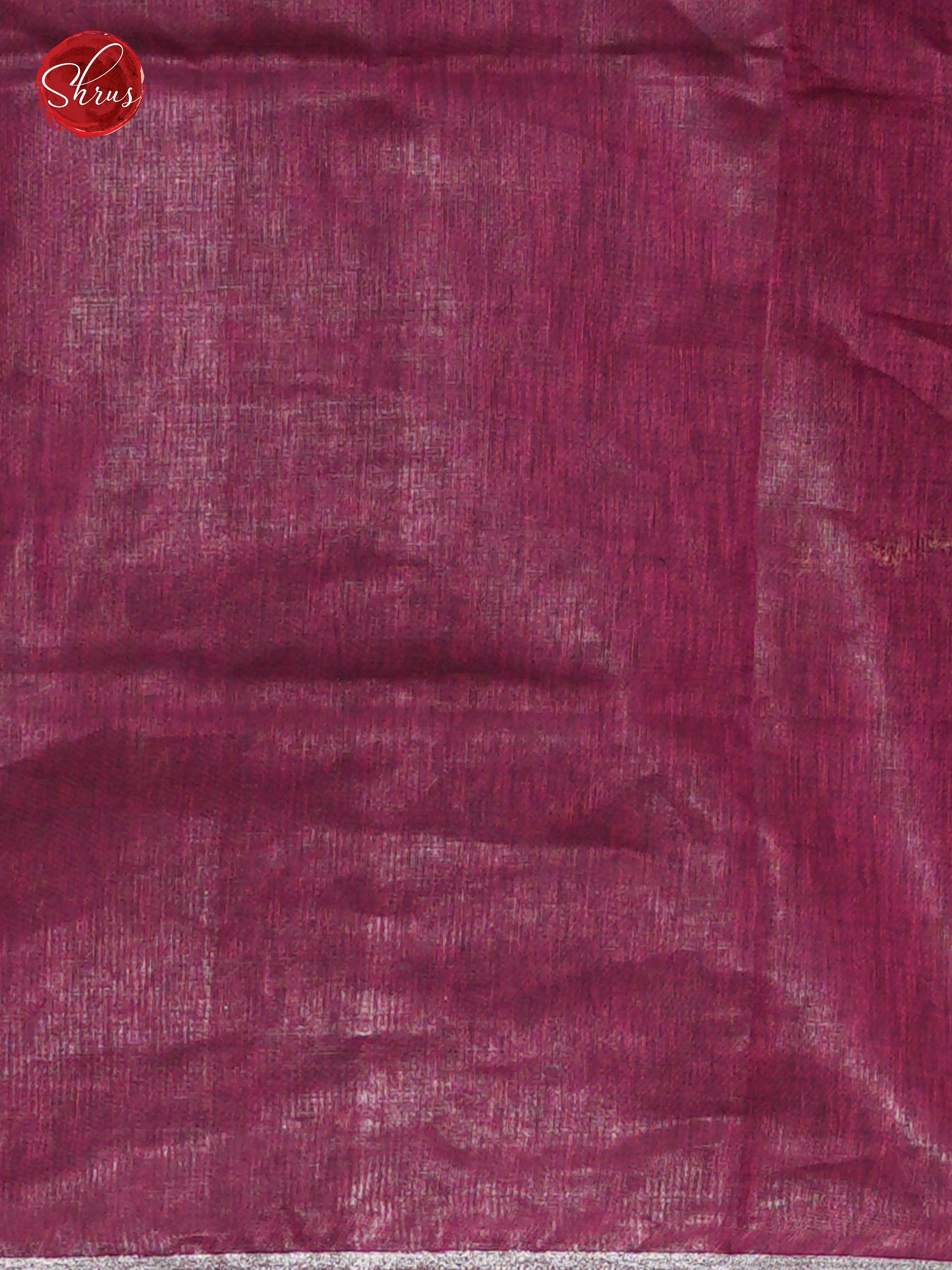 Wine - Linen Saree - Shop on ShrusEternity.com