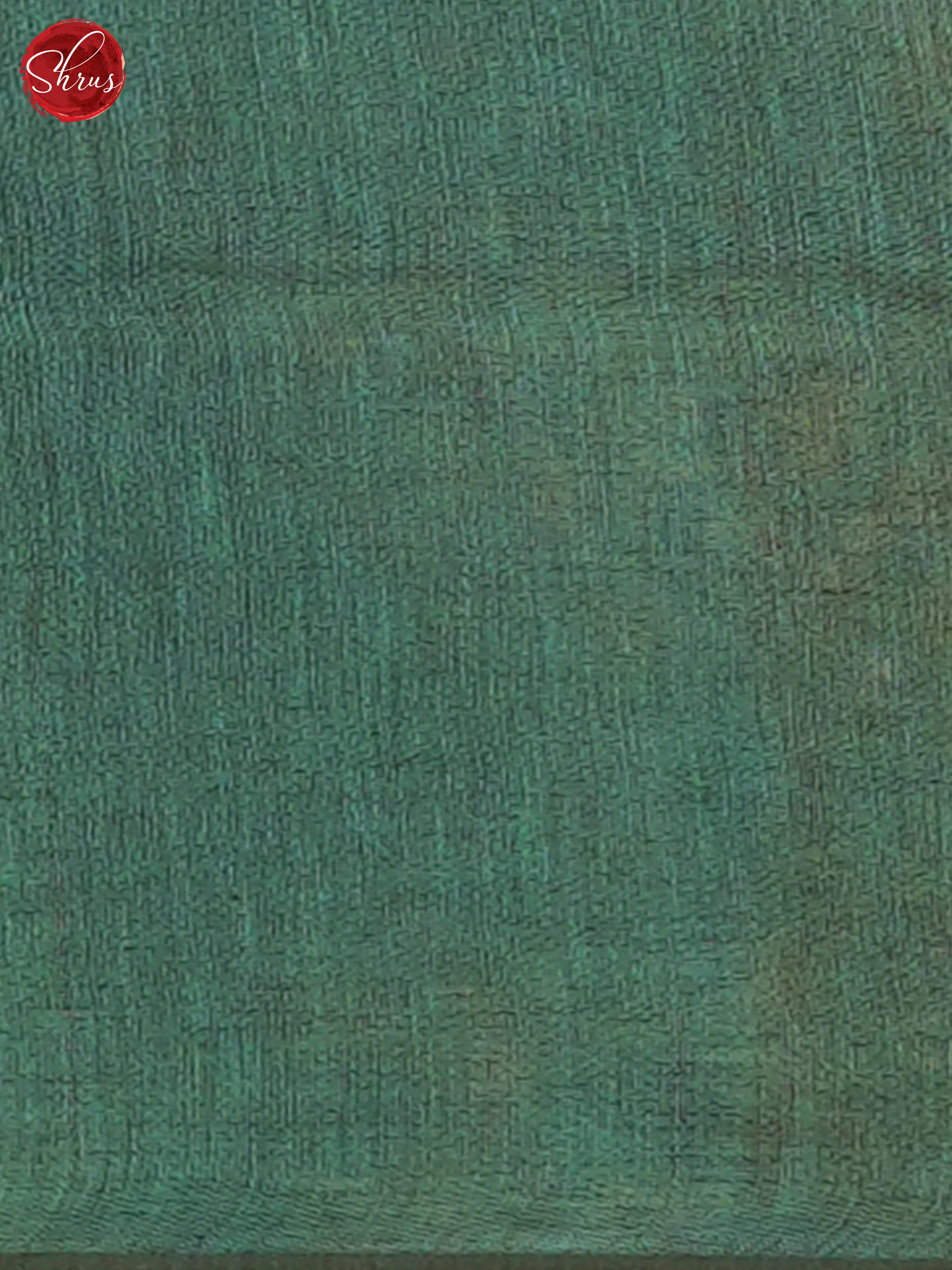Green - Linen Saree - Shop on ShrusEternity.com
