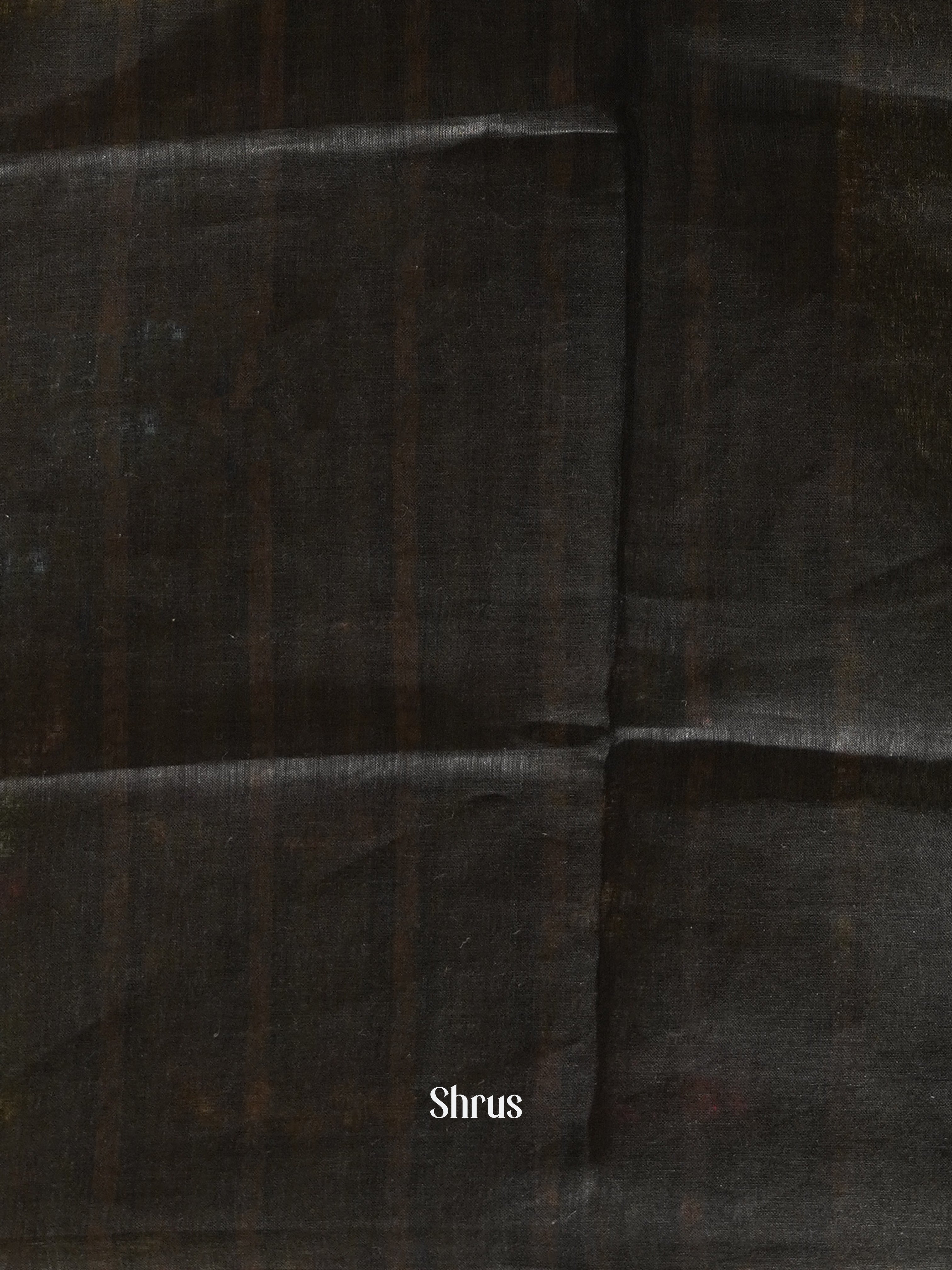 Black - Linen Saree - Shop on ShrusEternity.com