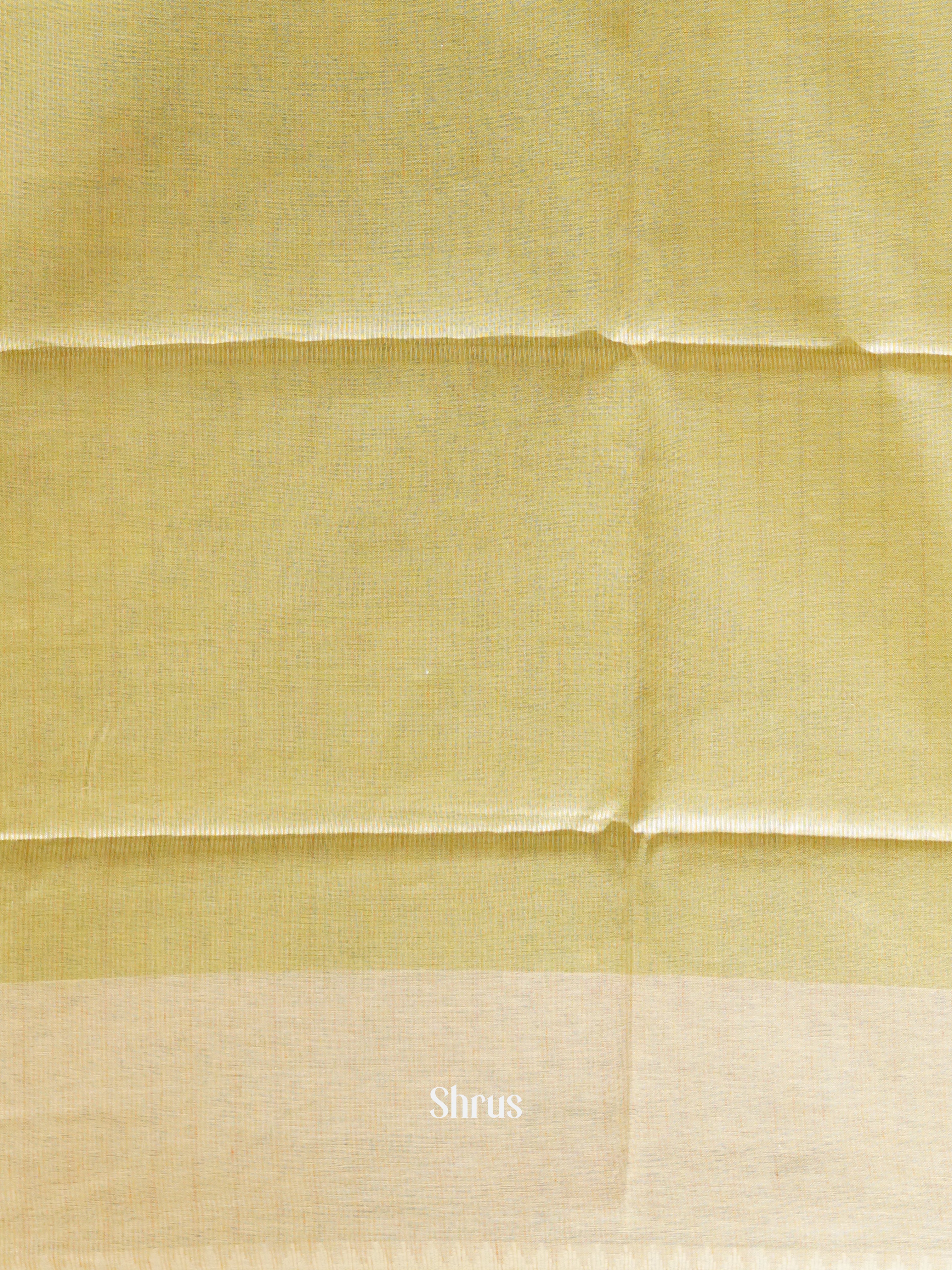 Green - Linen Saree - Shop on ShrusEternity.com