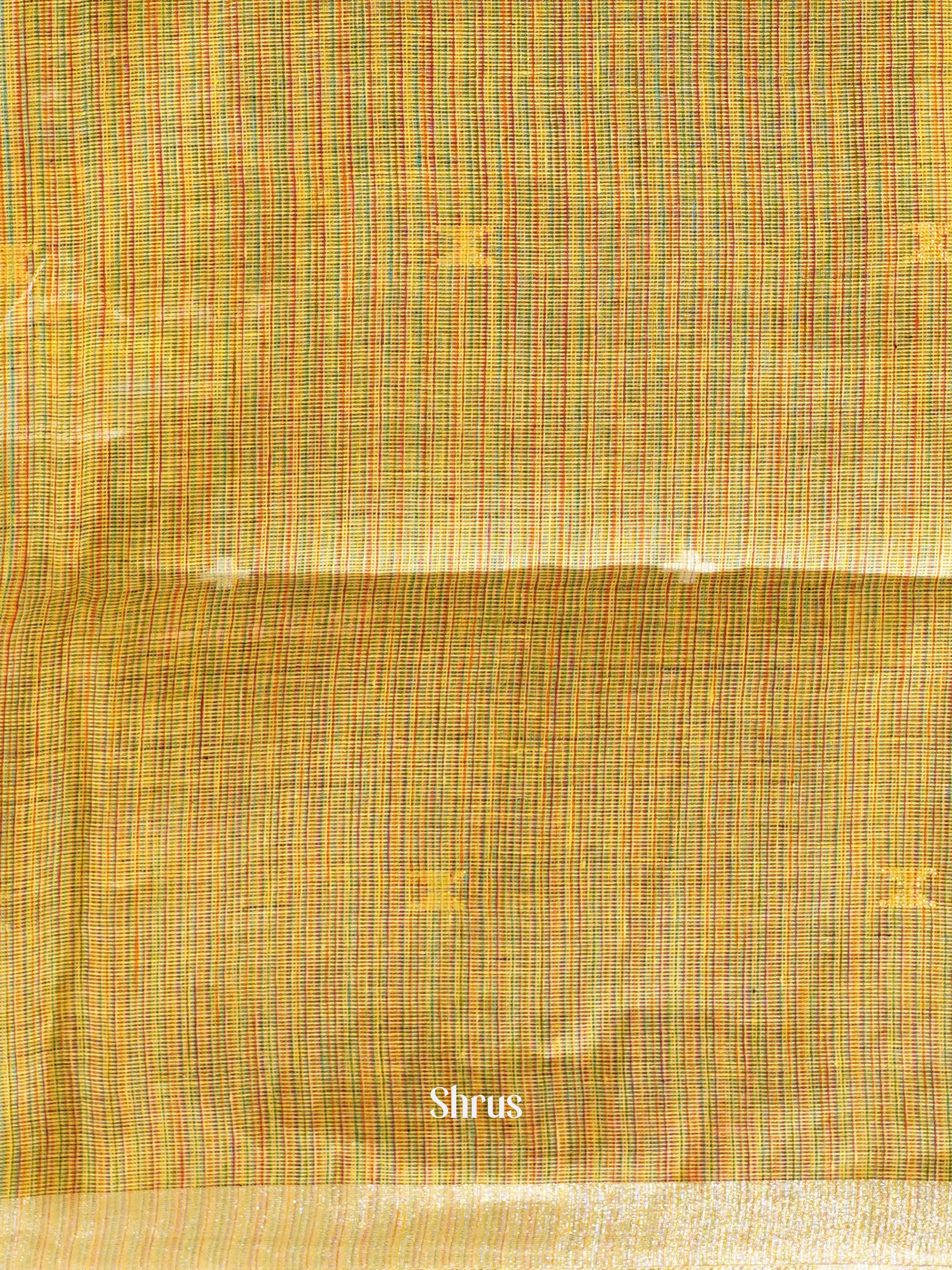 Mustard - Linen Saree - Shop on ShrusEternity.com