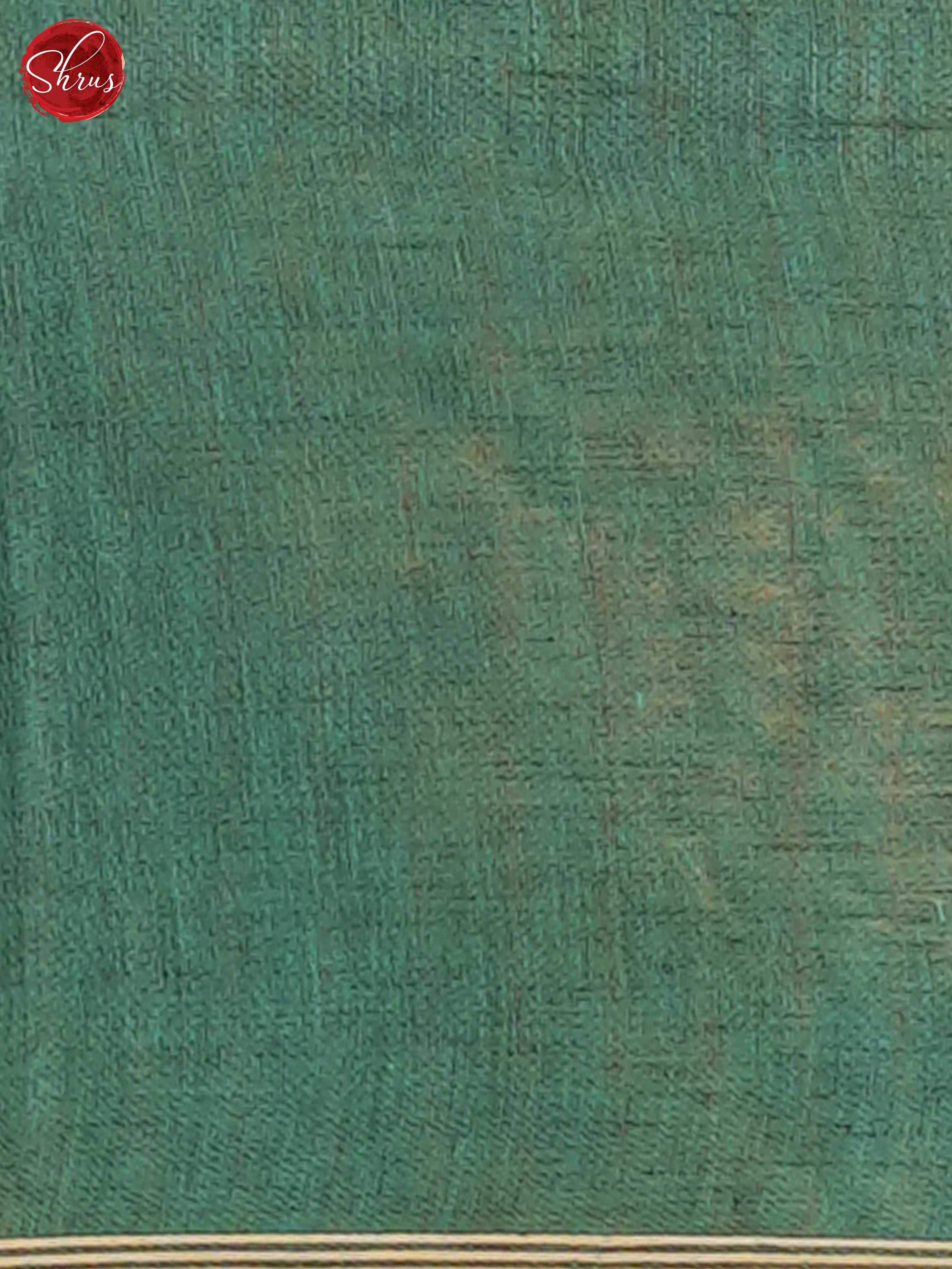 Green - Linen Saree - Shop on ShrusEternity.com
