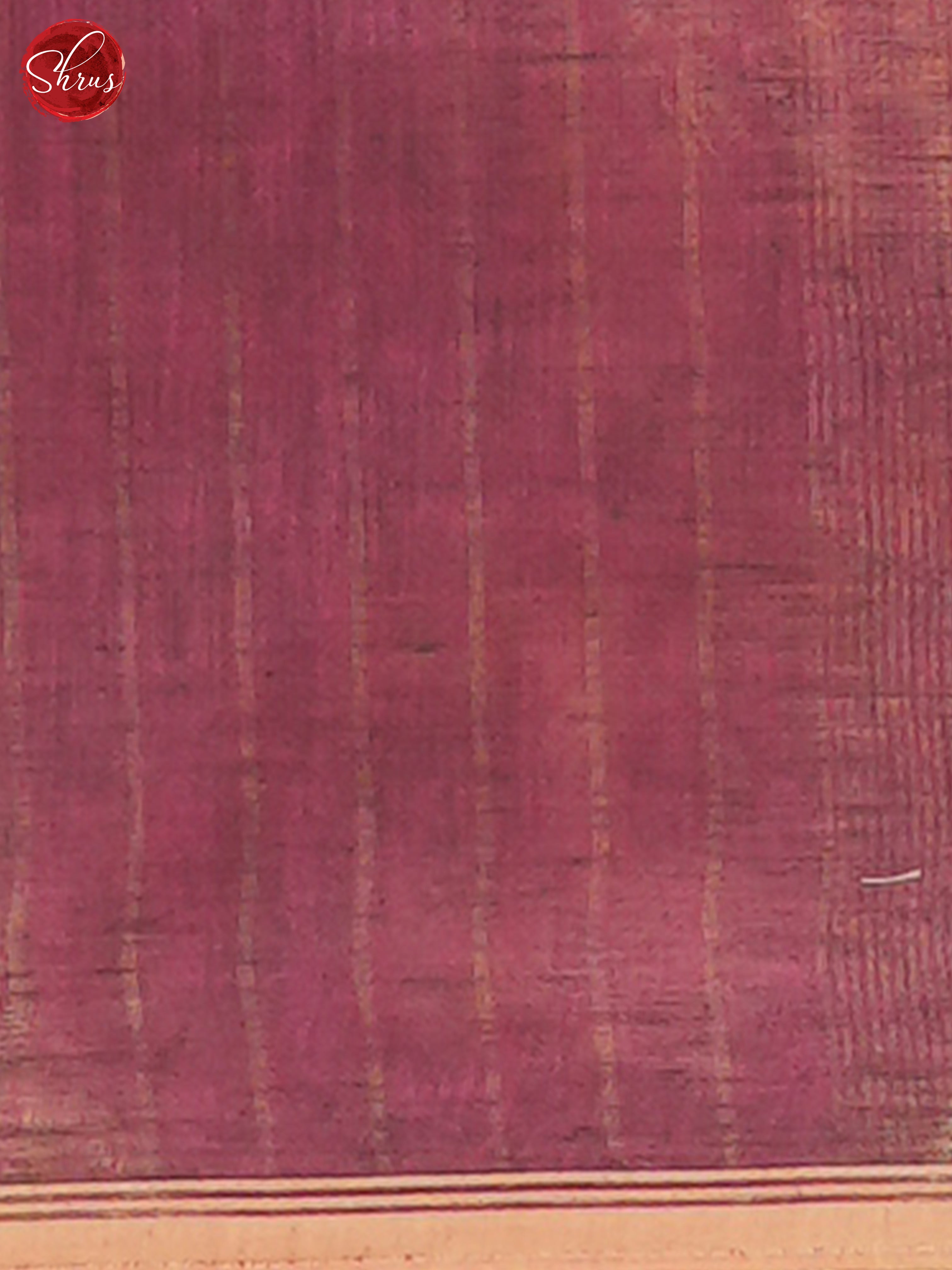 Wine - Linen Saree - Shop on ShrusEternity.com
