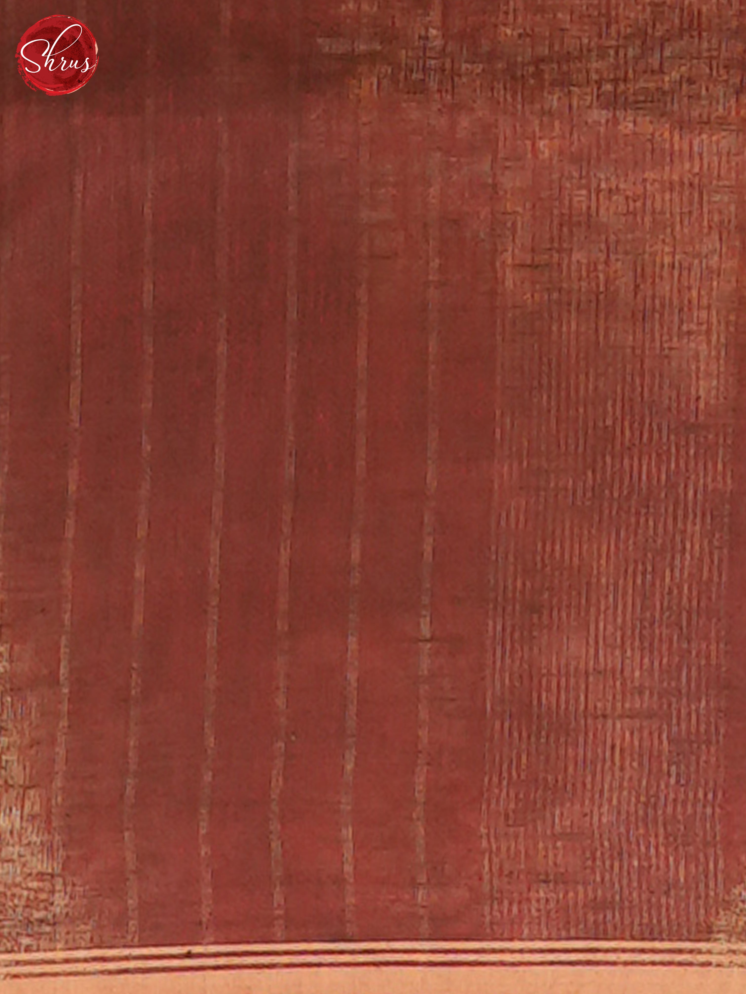 Brown - Linen Saree - Shop on ShrusEternity.com