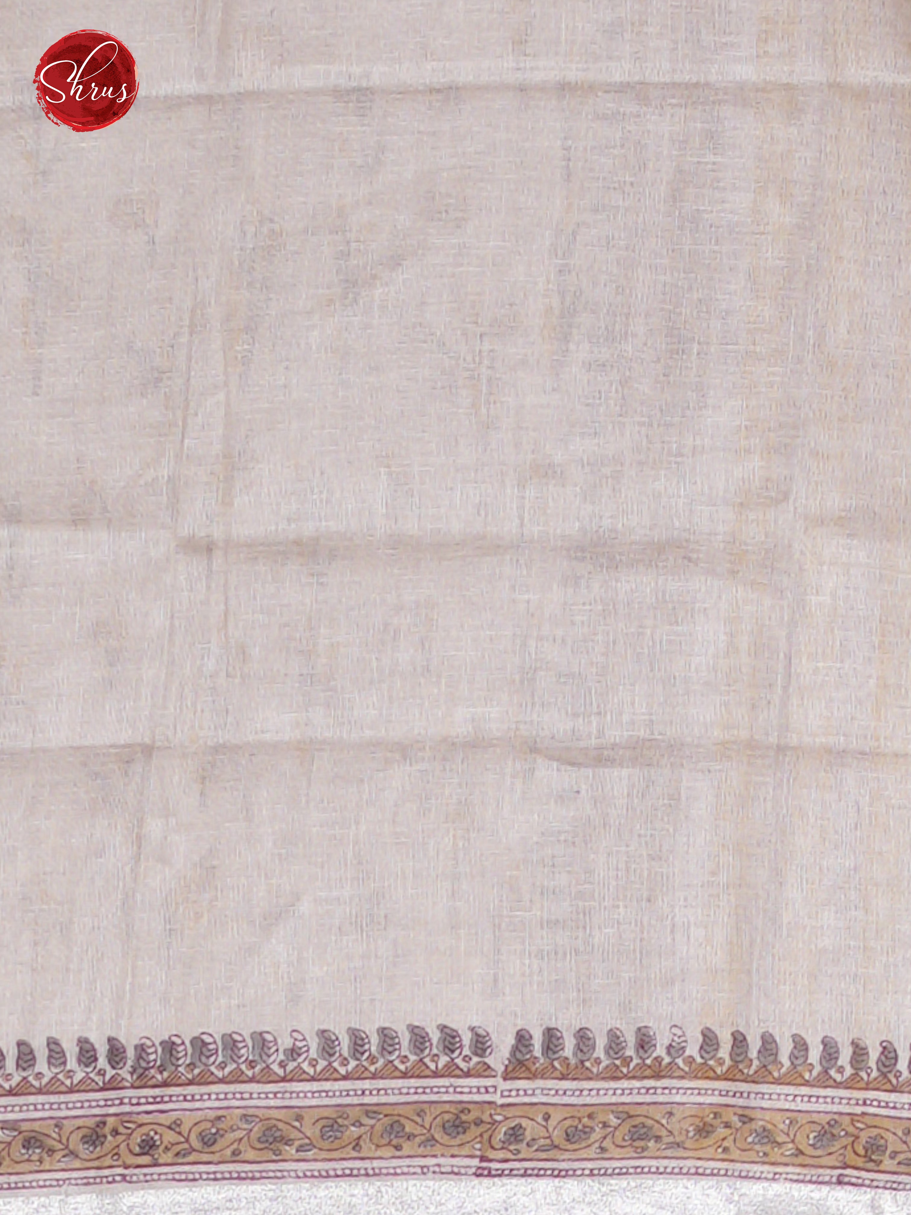 White & Brown - Linen Saree - Shop on ShrusEternity.com