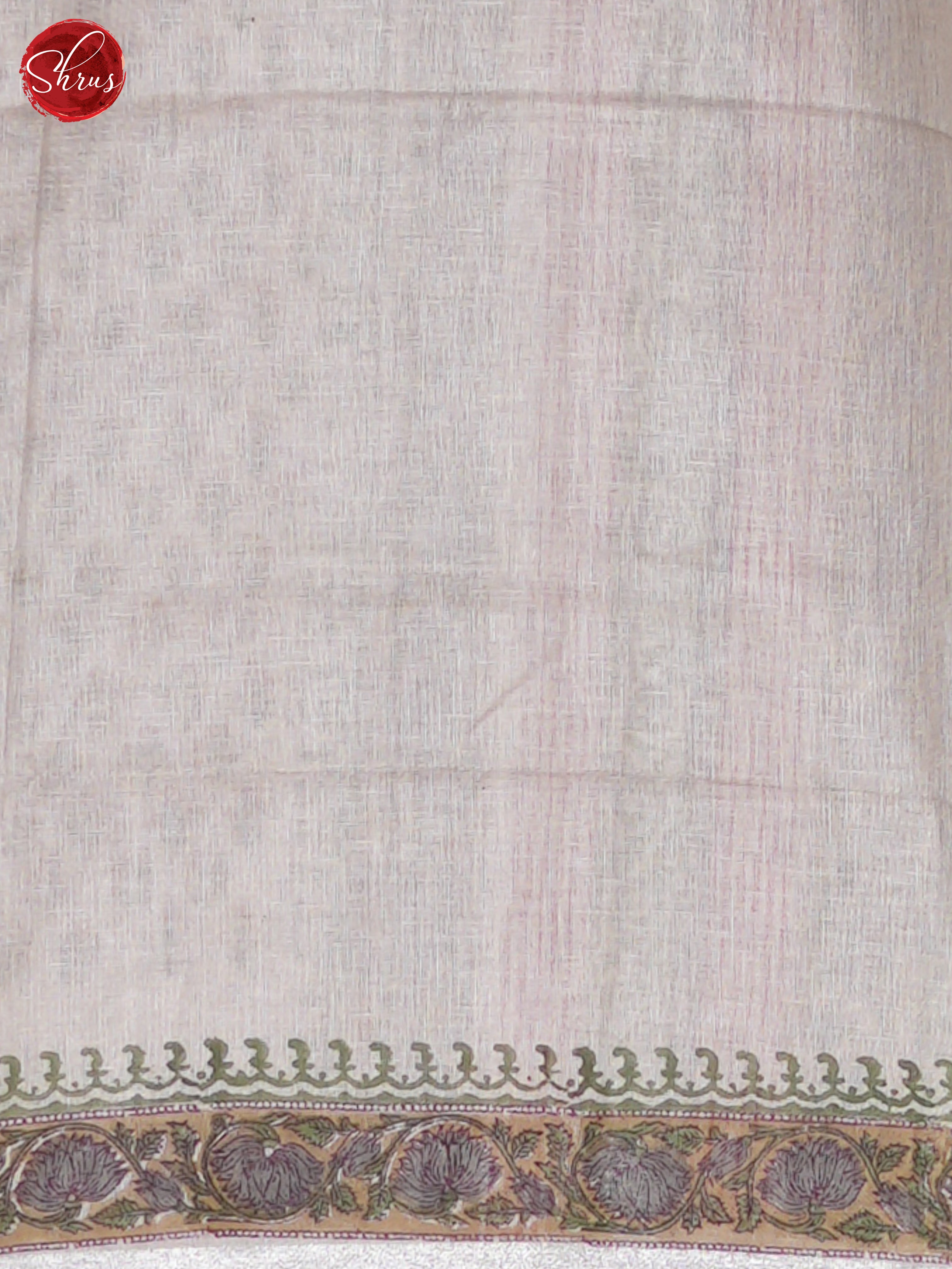 Grey - Linen Saree - Shop on ShrusEternity.com