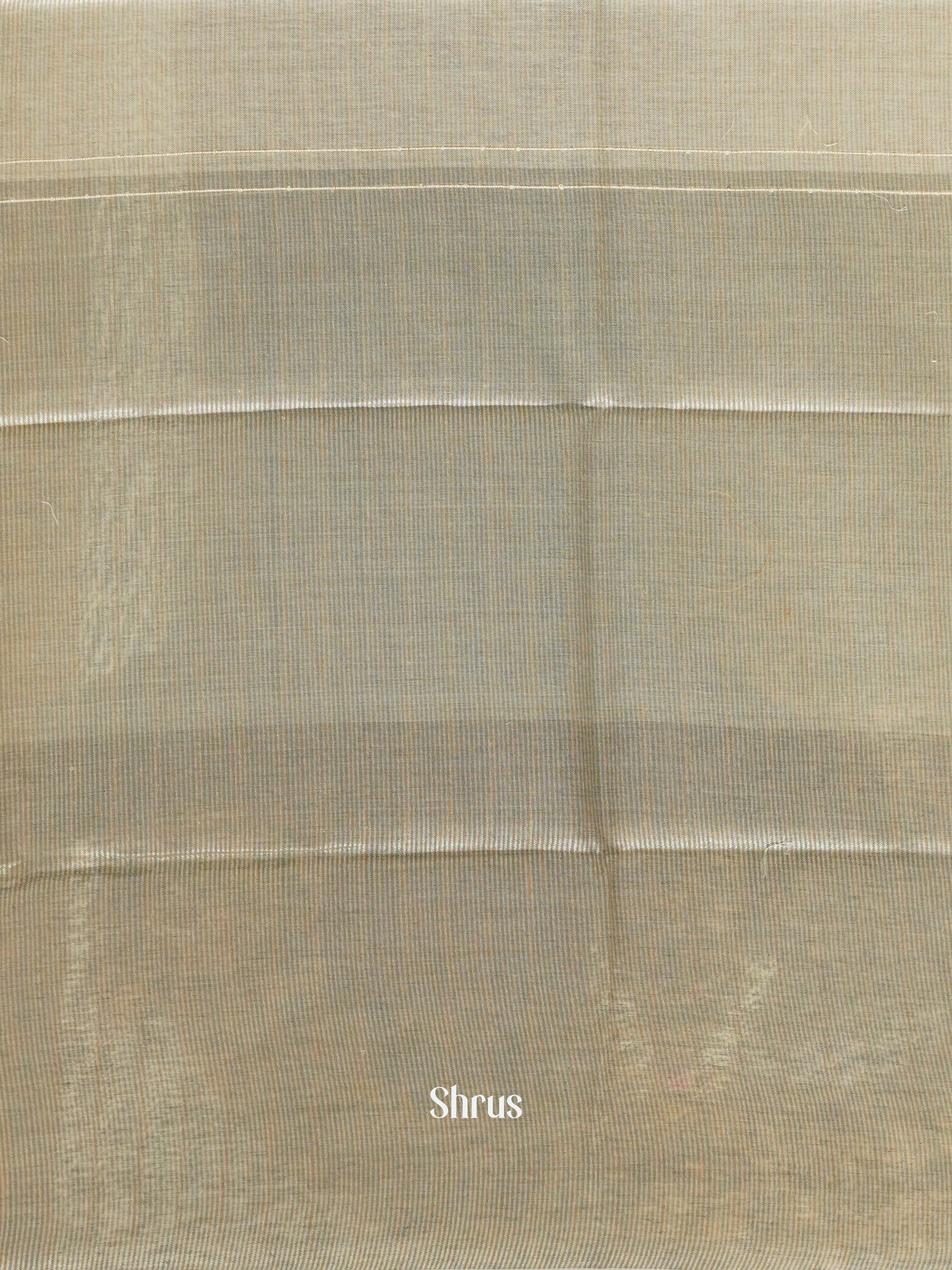 Beige & Blue - Art Modal Saree - Shop on ShrusEternity.com