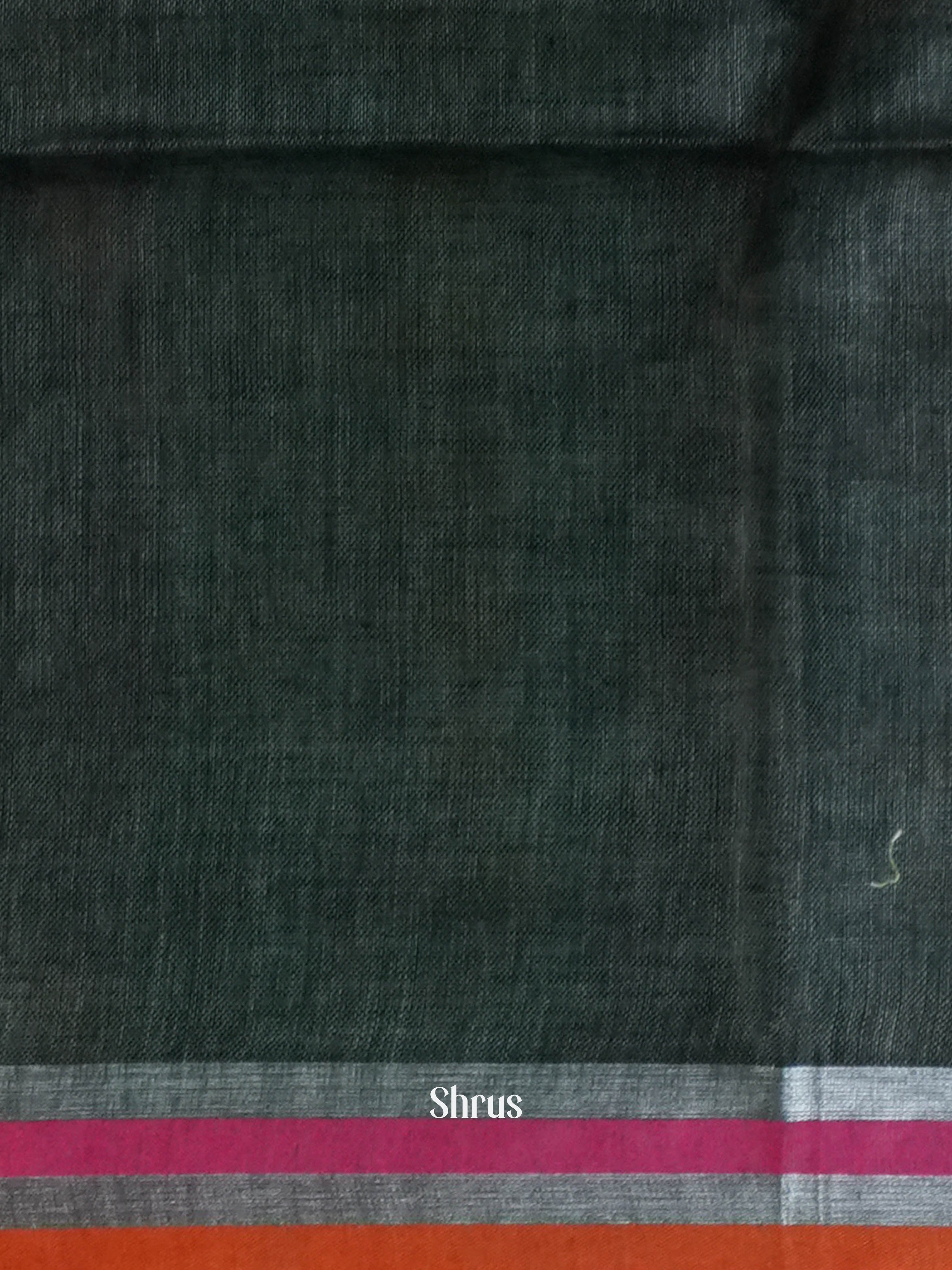 Purple & Green - Linen Saree - Shop on ShrusEternity.com