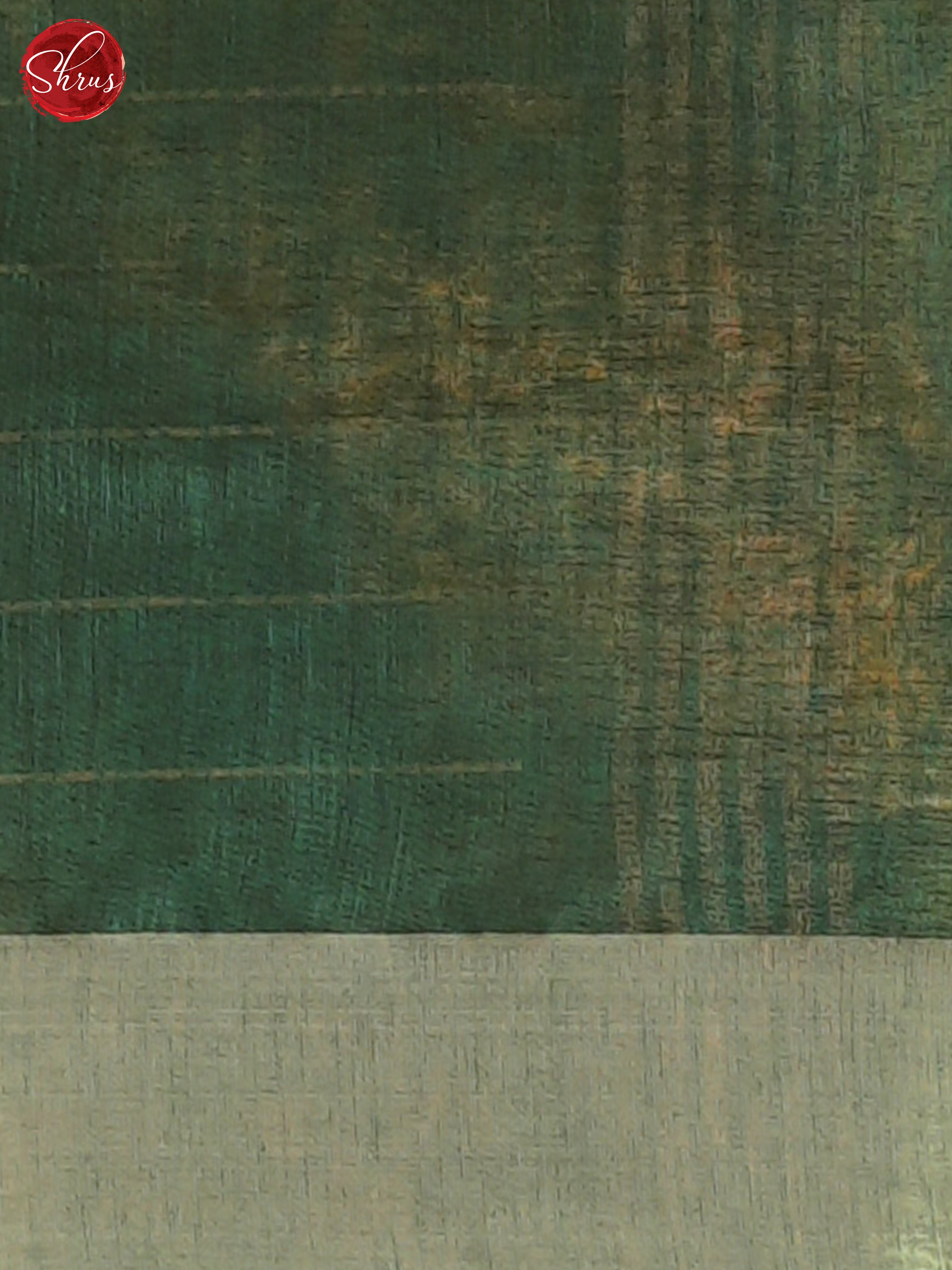 Green & Grey - Linen Saree Saree - Shop on ShrusEternity.com