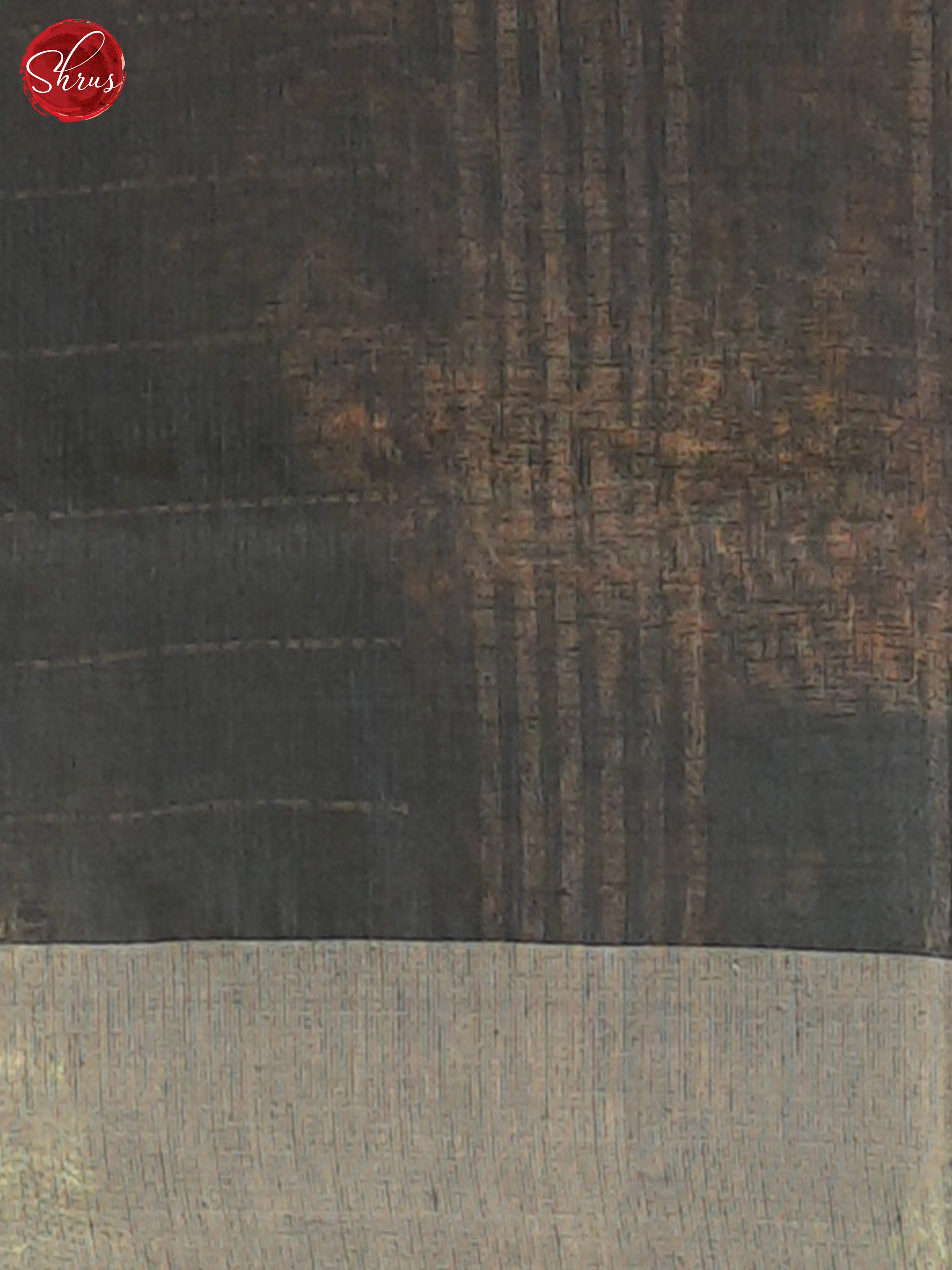 Black & Grey - Linen Saree - Shop on ShrusEternity.com