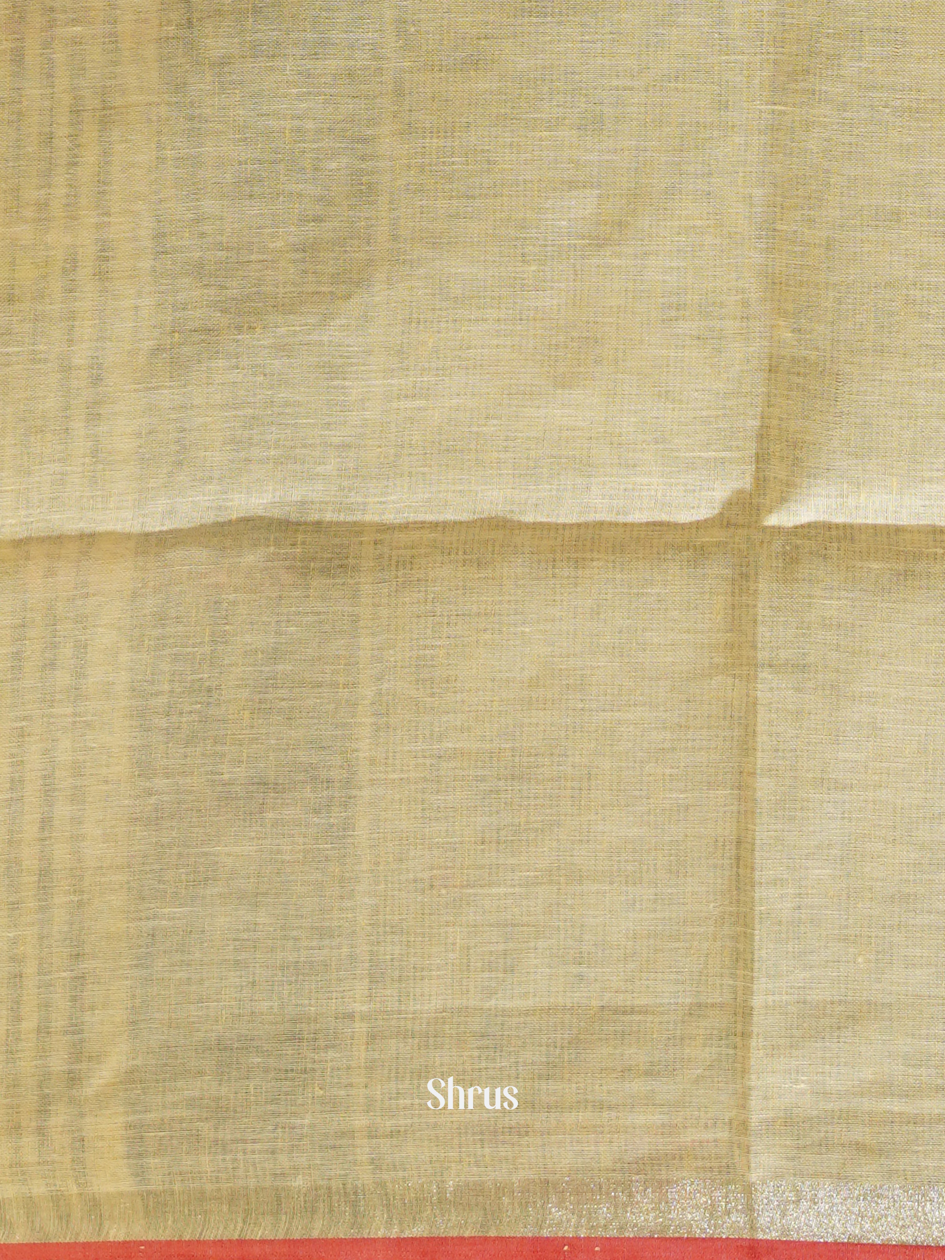 Grey & Cream - Linen Saree - Shop on ShrusEternity.com