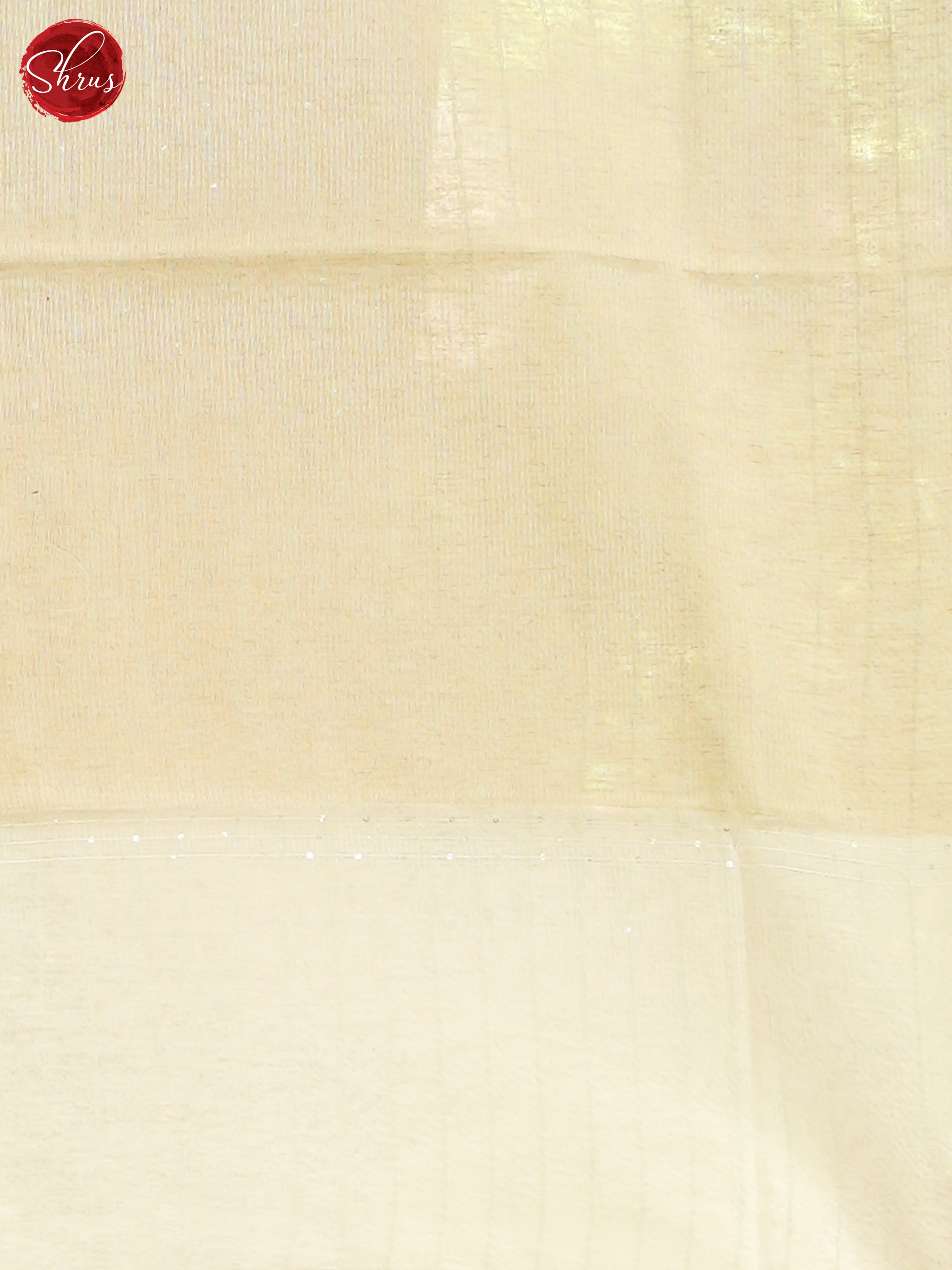 Green & Cream - Linen Saree - Shop on ShrusEternity.com